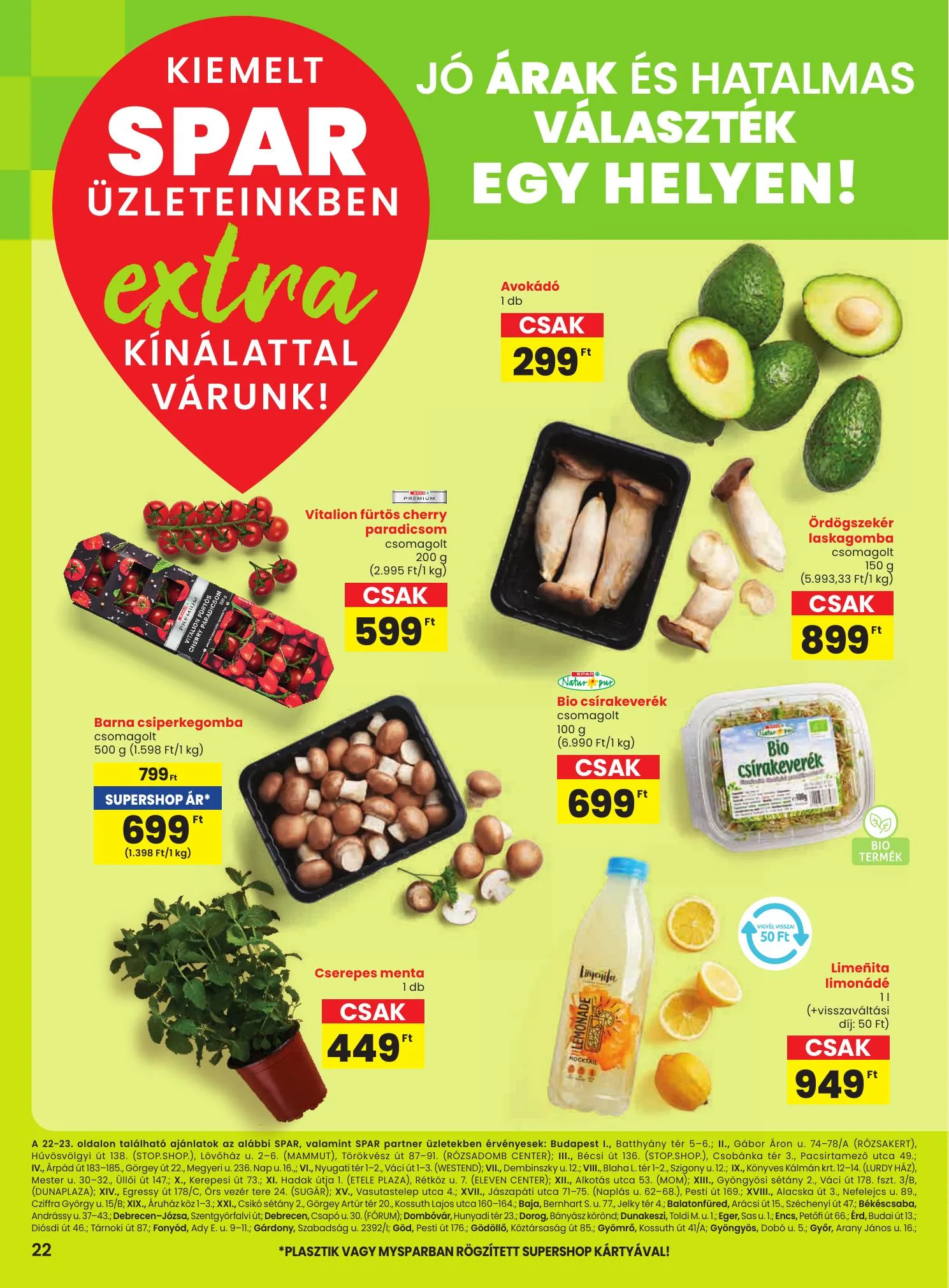 Spar akciós újság Extra 07.10–07.16 – 3. oldal