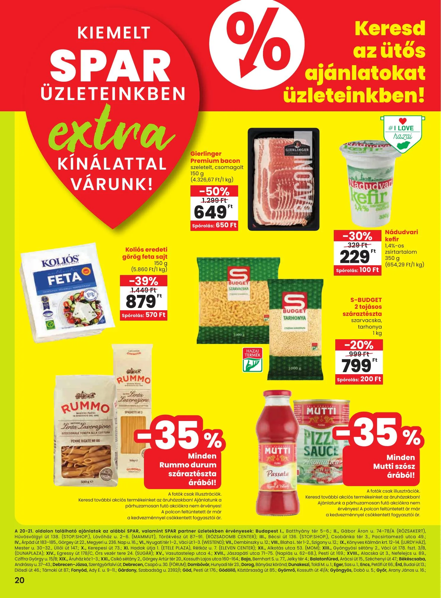 Spar akciós újság Extra 07.17–07.23