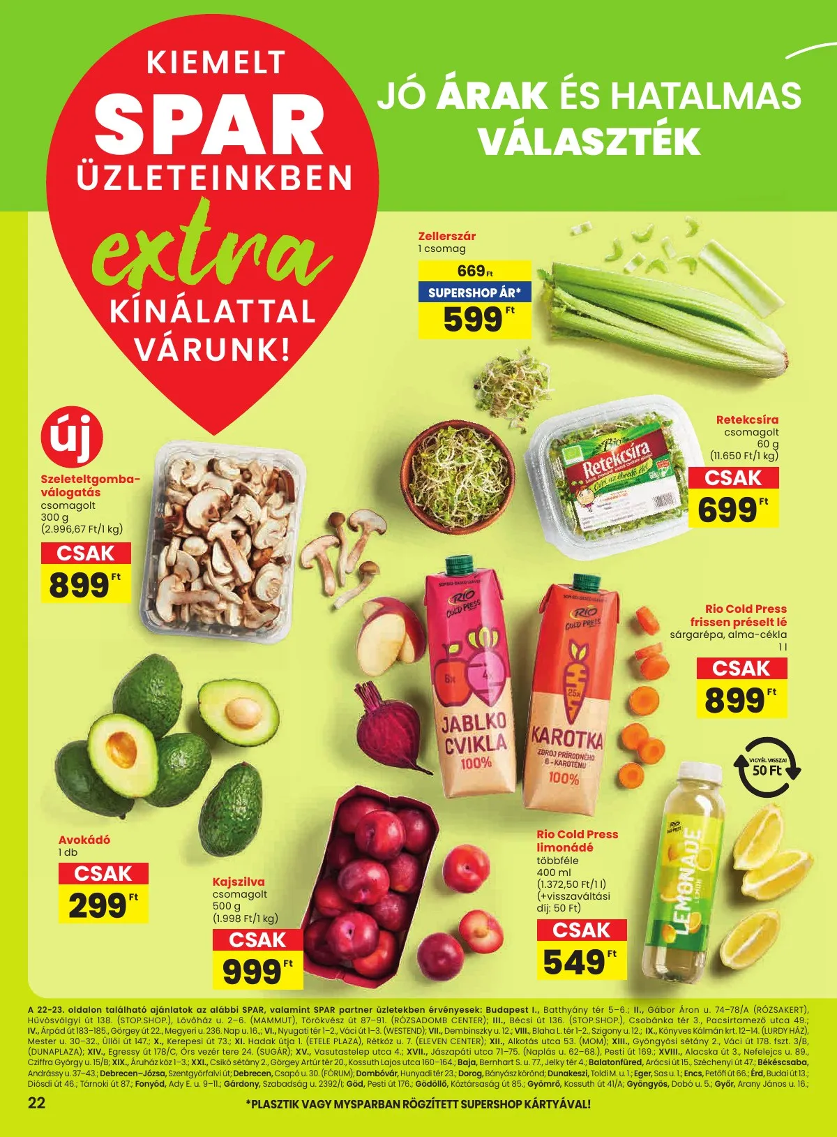 Spar akciós újság Extra 07.24–07.30 – 3. oldal