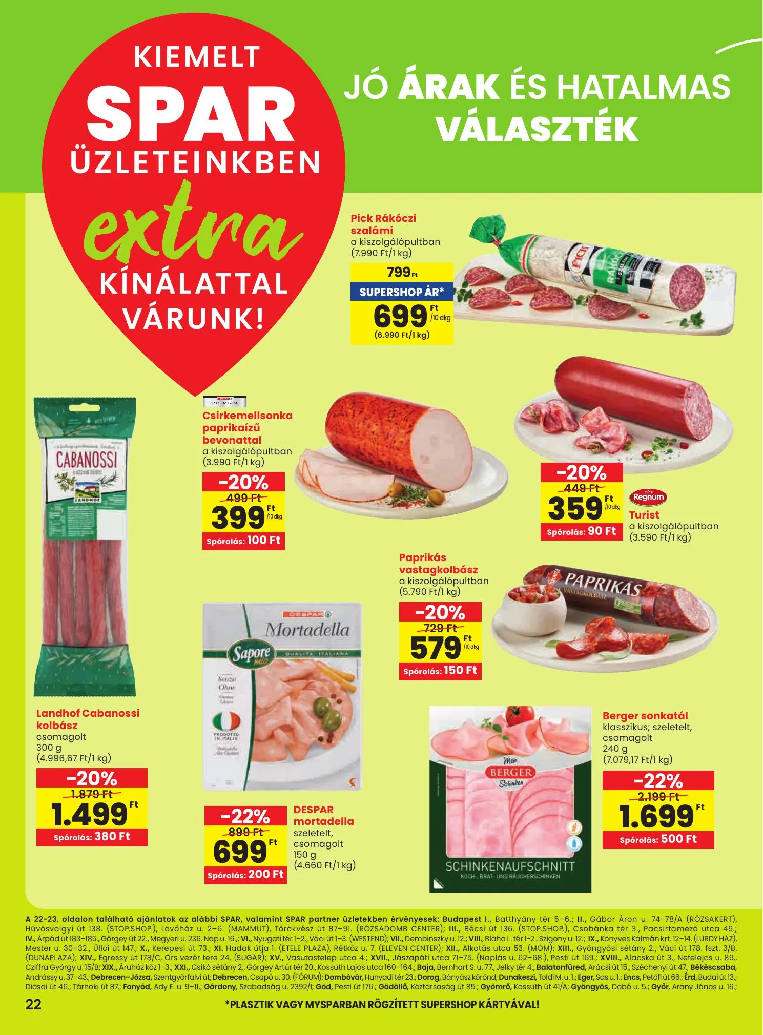 Spar akciós újság Extra 07.31–08.06 – 3. oldal