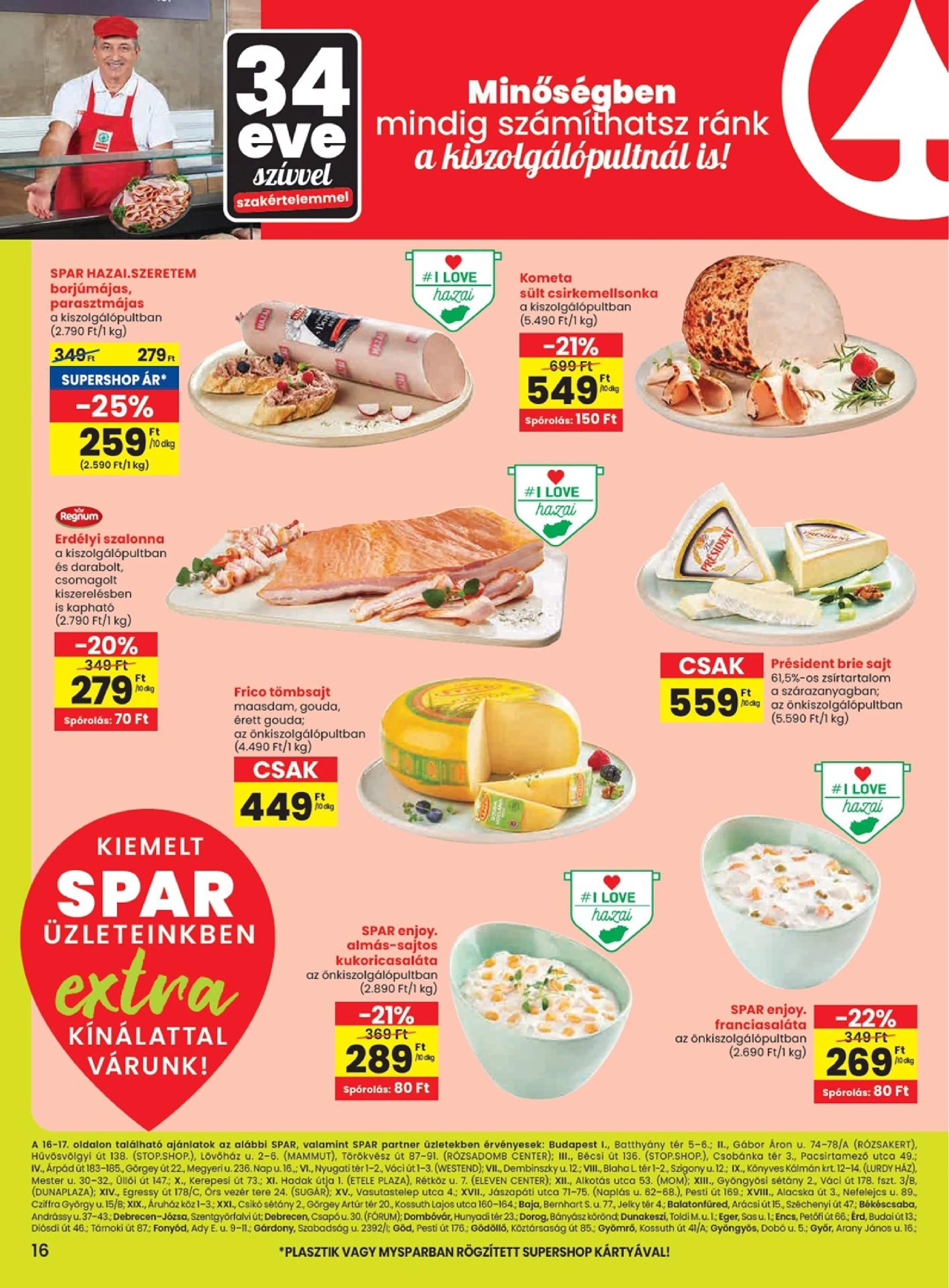 Spar akciós újság Extra 08.07–08.13