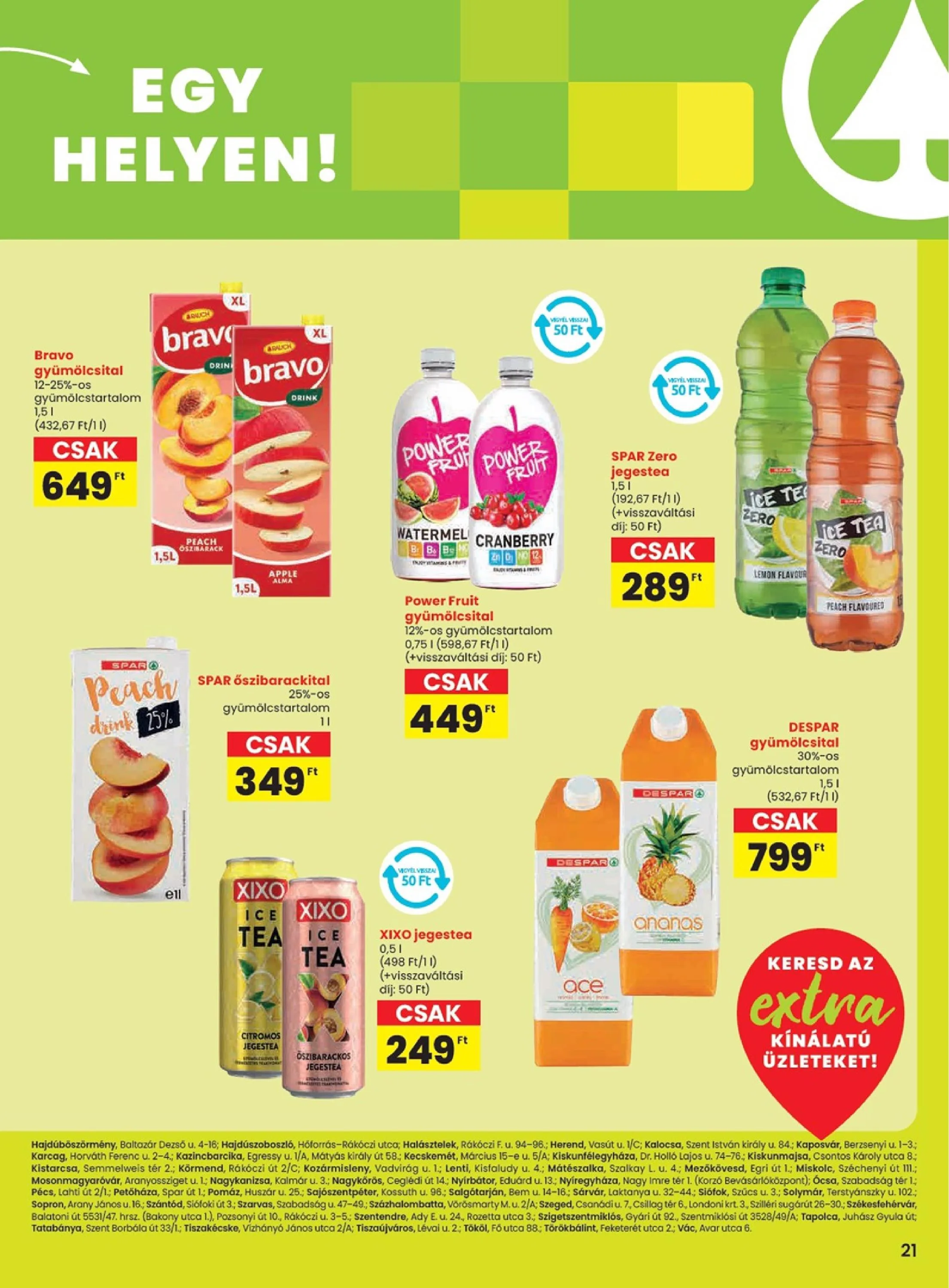 Spar akciós újság Extra 08.07–08.13 – 6. oldal