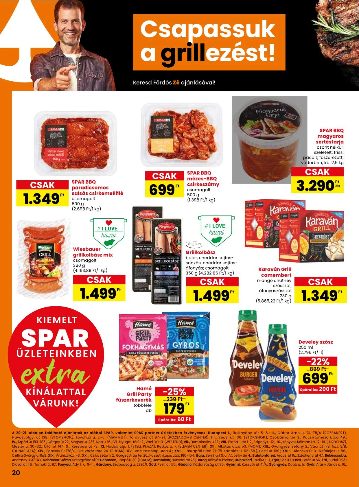 Spar akciós újság Extra 08.14–08.19