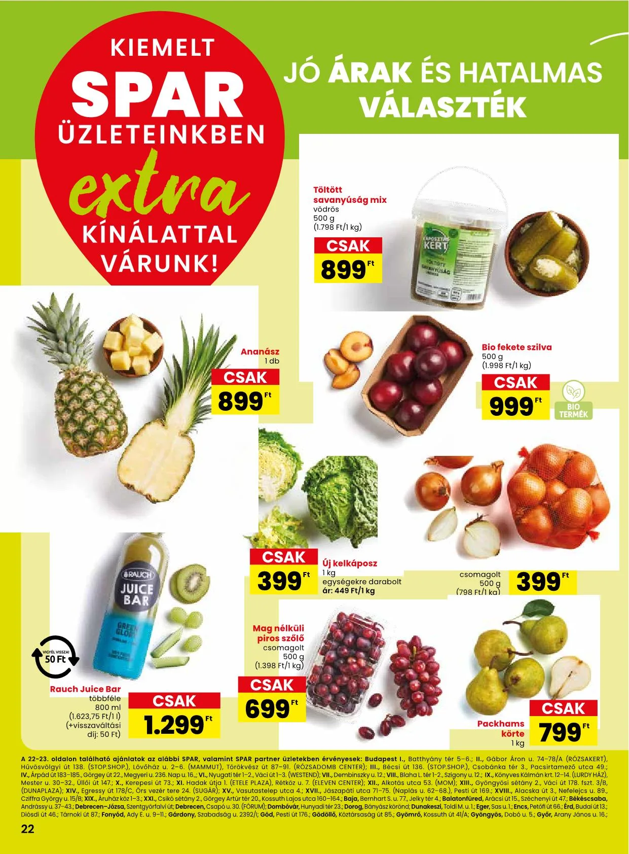Spar akciós újság Extra 08.14–08.19 – 3. oldal