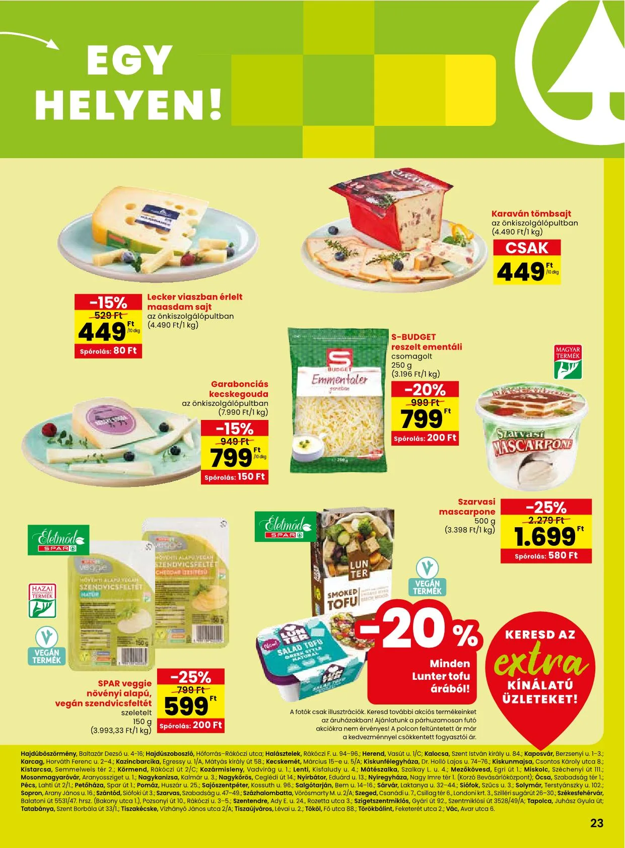 Spar akciós újság Extra 08.14–08.19 – 4. oldal