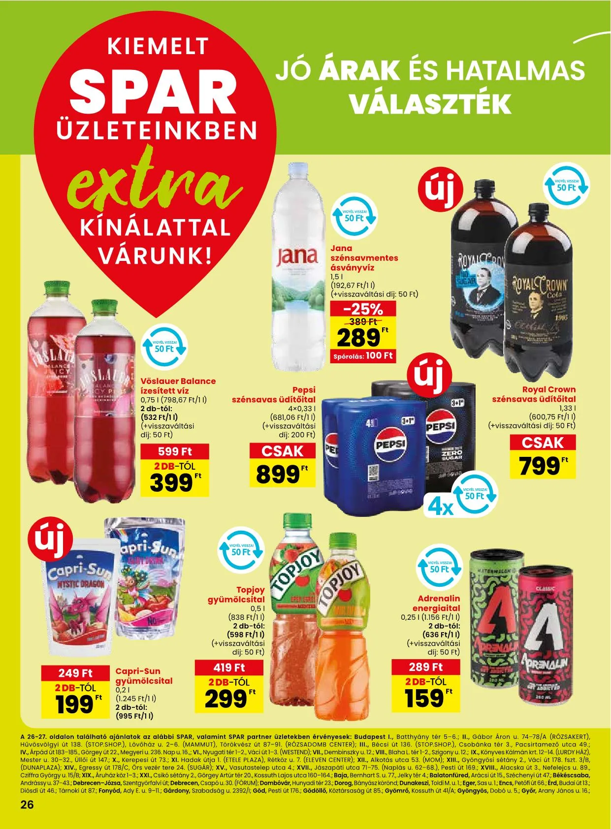Spar akciós újság Extra 08.14–08.19 – 7. oldal