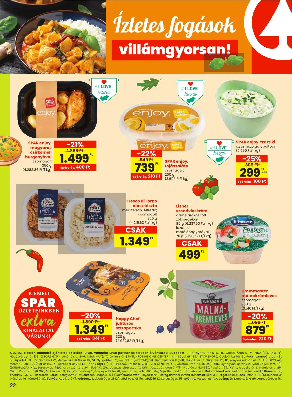 Spar akciós újság Extra 08.21–08.27 – 3. oldal