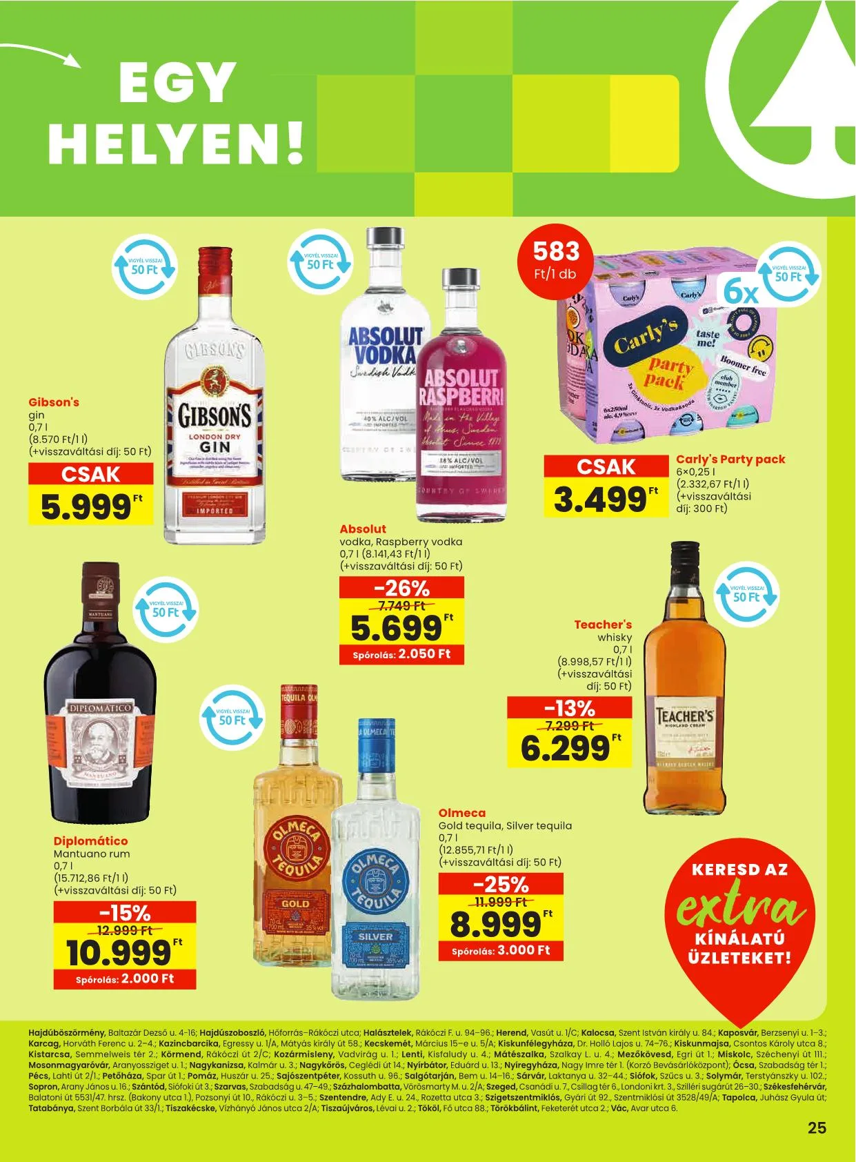 Spar akciós újság Extra 08.21–08.27 – 6. oldal