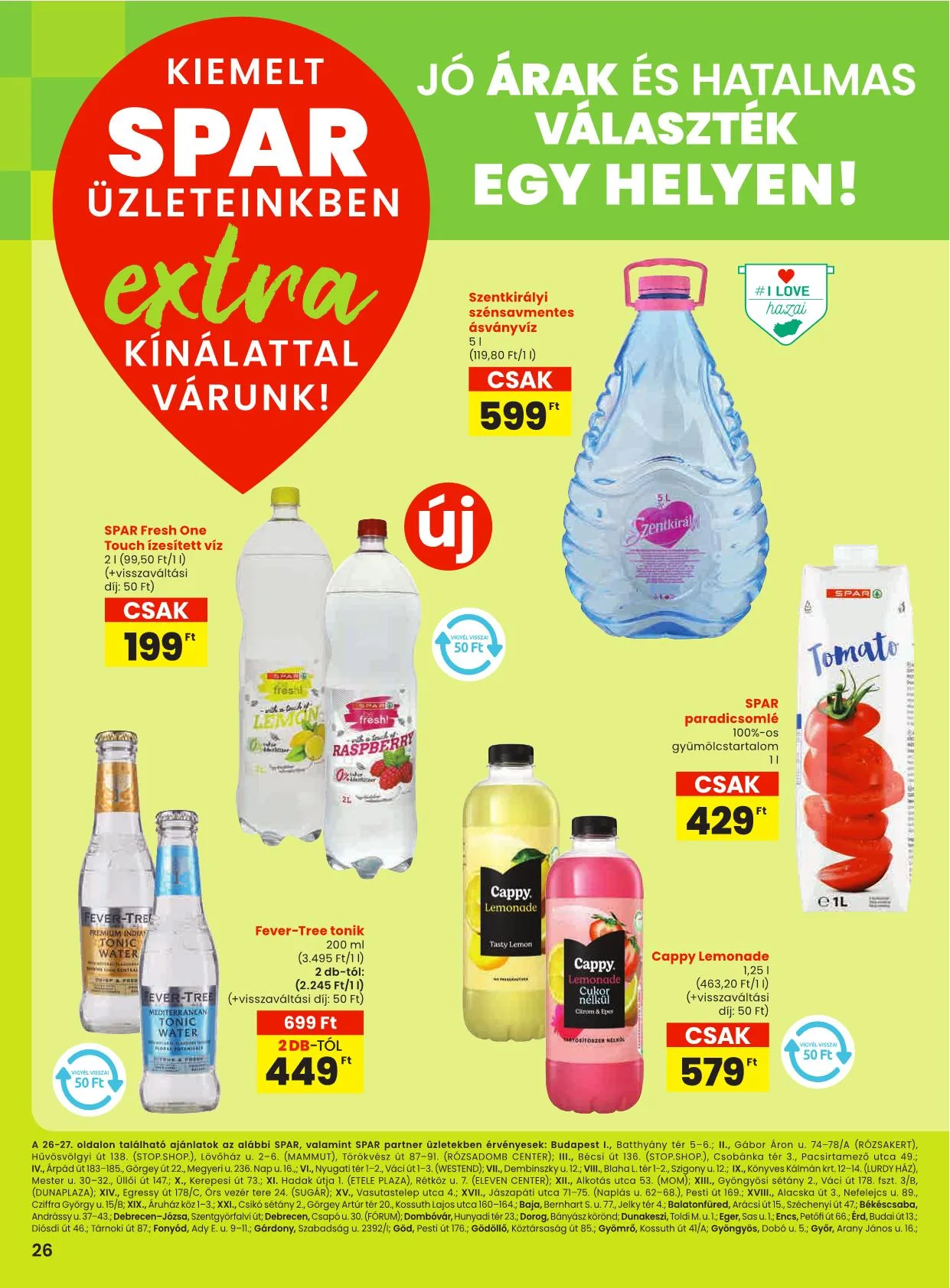 Spar akciós újság Extra 08.21–08.27 – 7. oldal