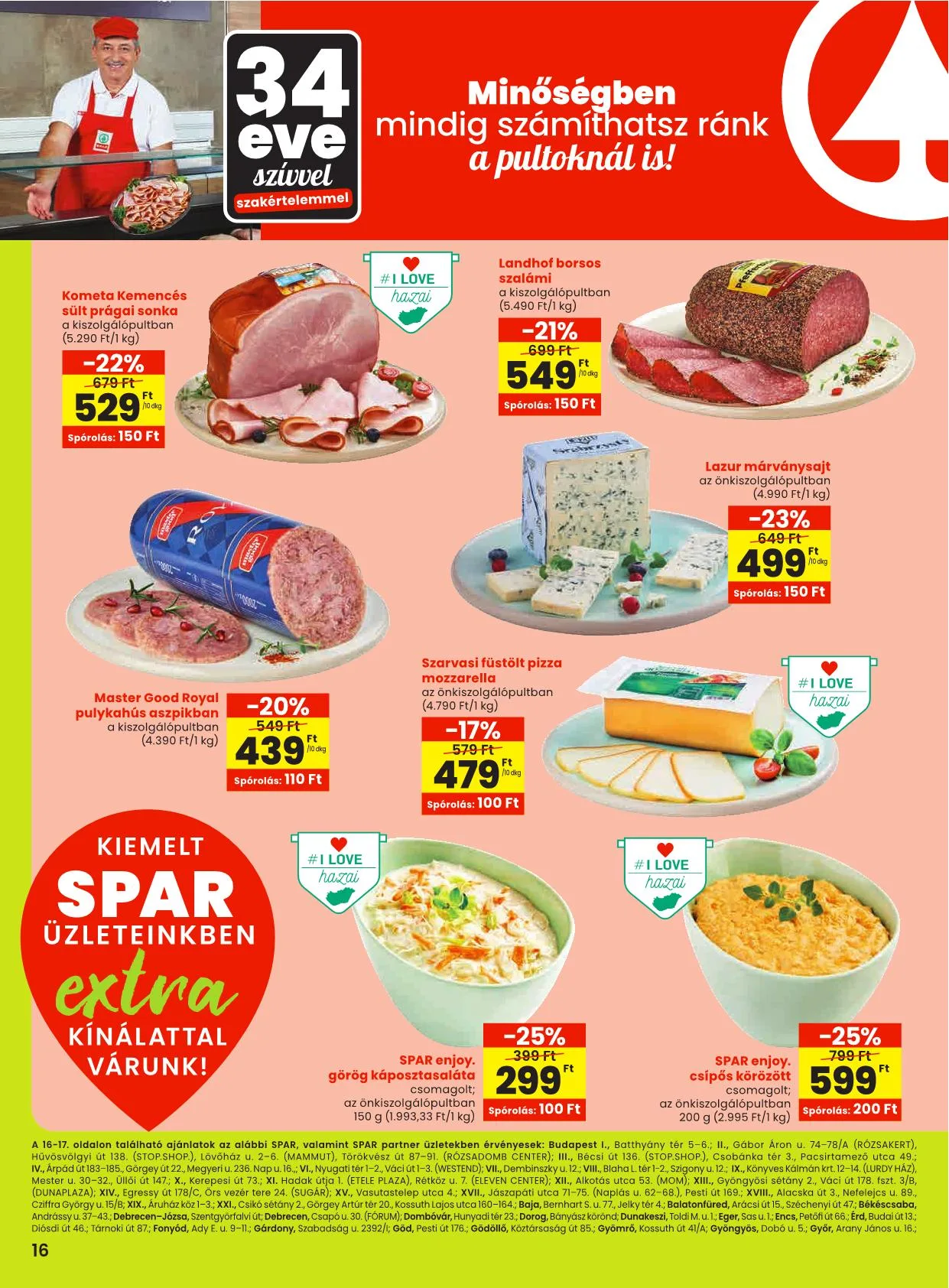Spar akciós újság Extra 09.04–09.10