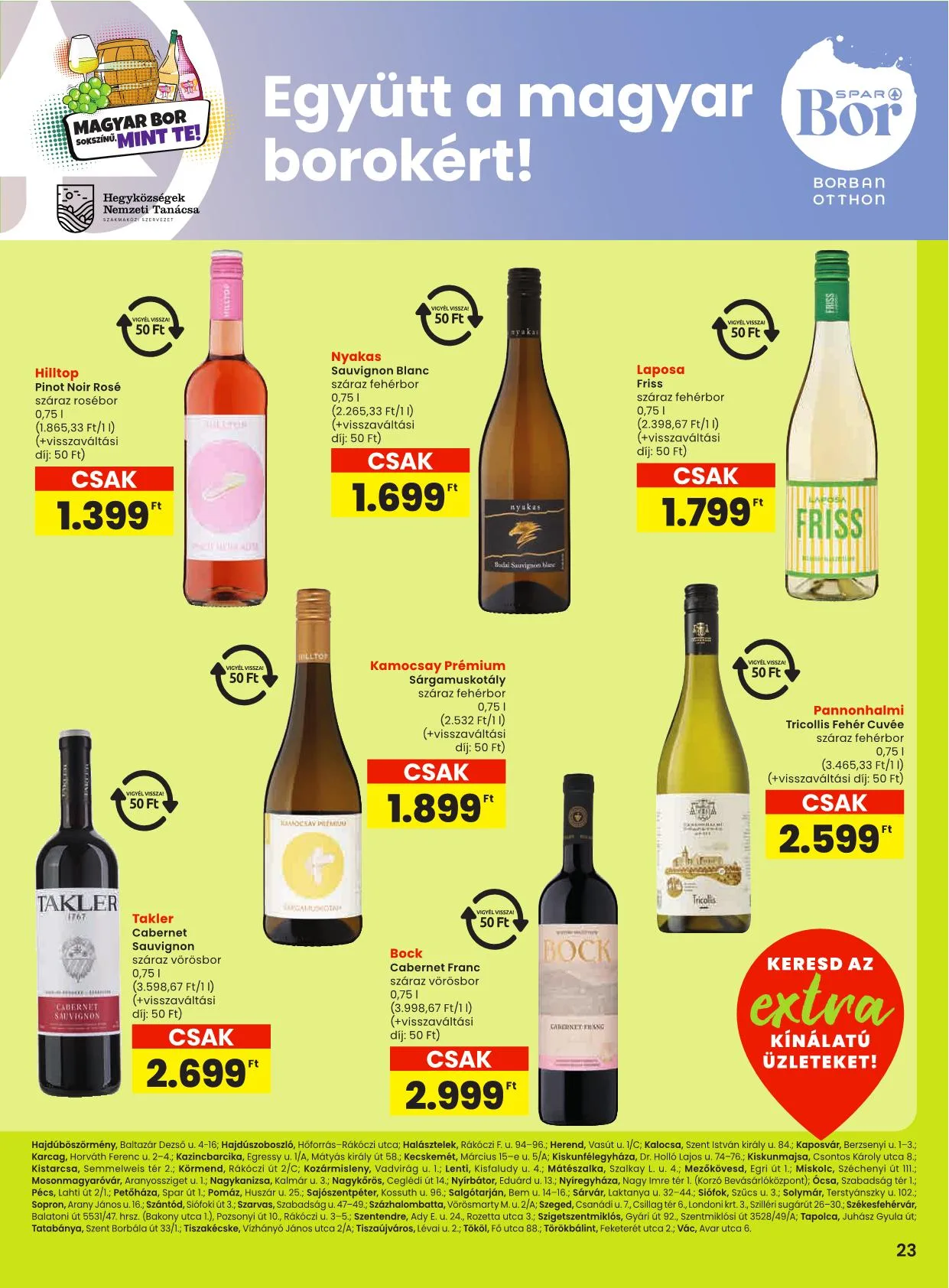 Spar akciós újság Extra 09.04–09.10 – 8. oldal