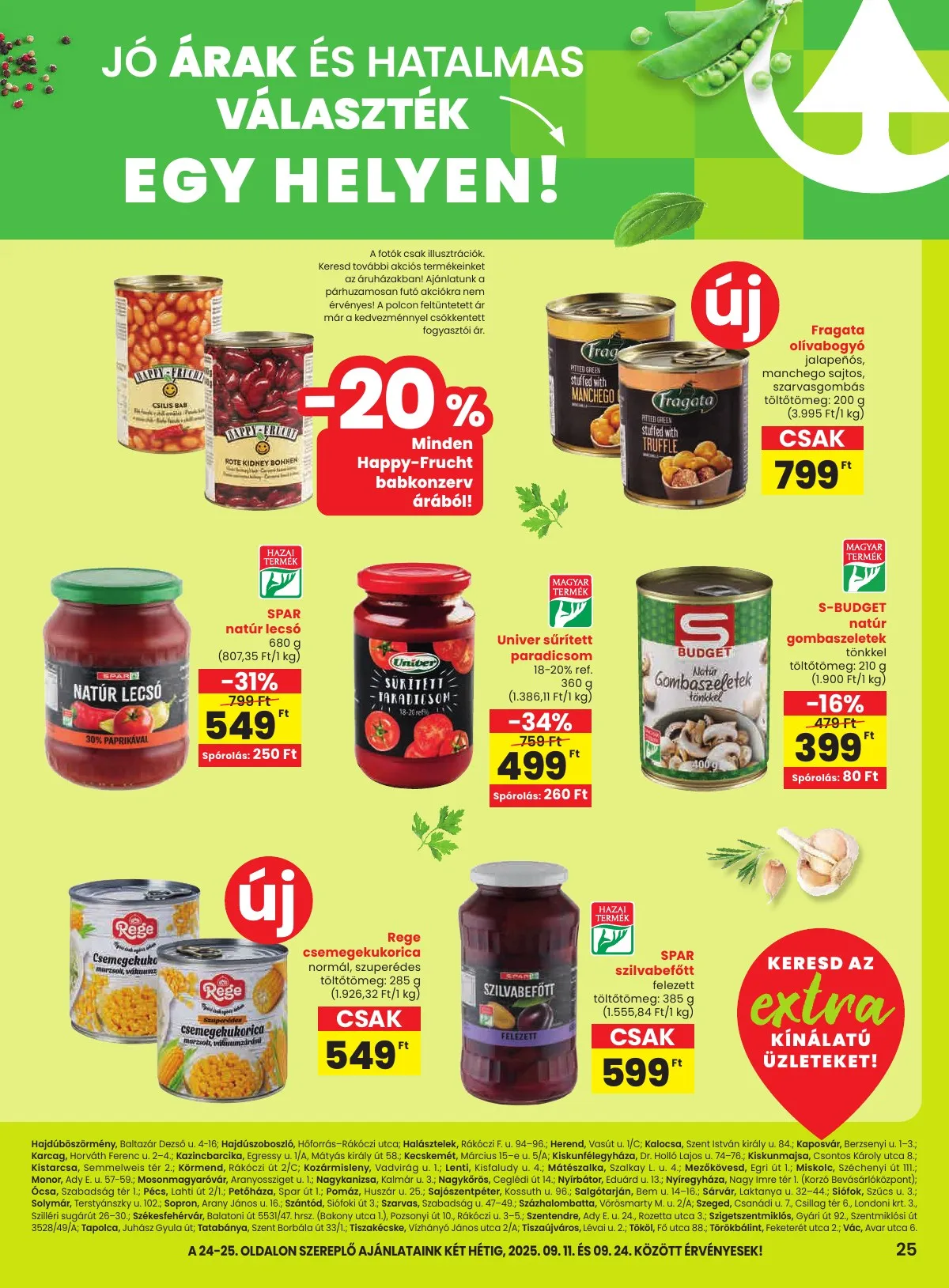 Spar akciós újság Extra 09.11–09.17 – 6. oldal