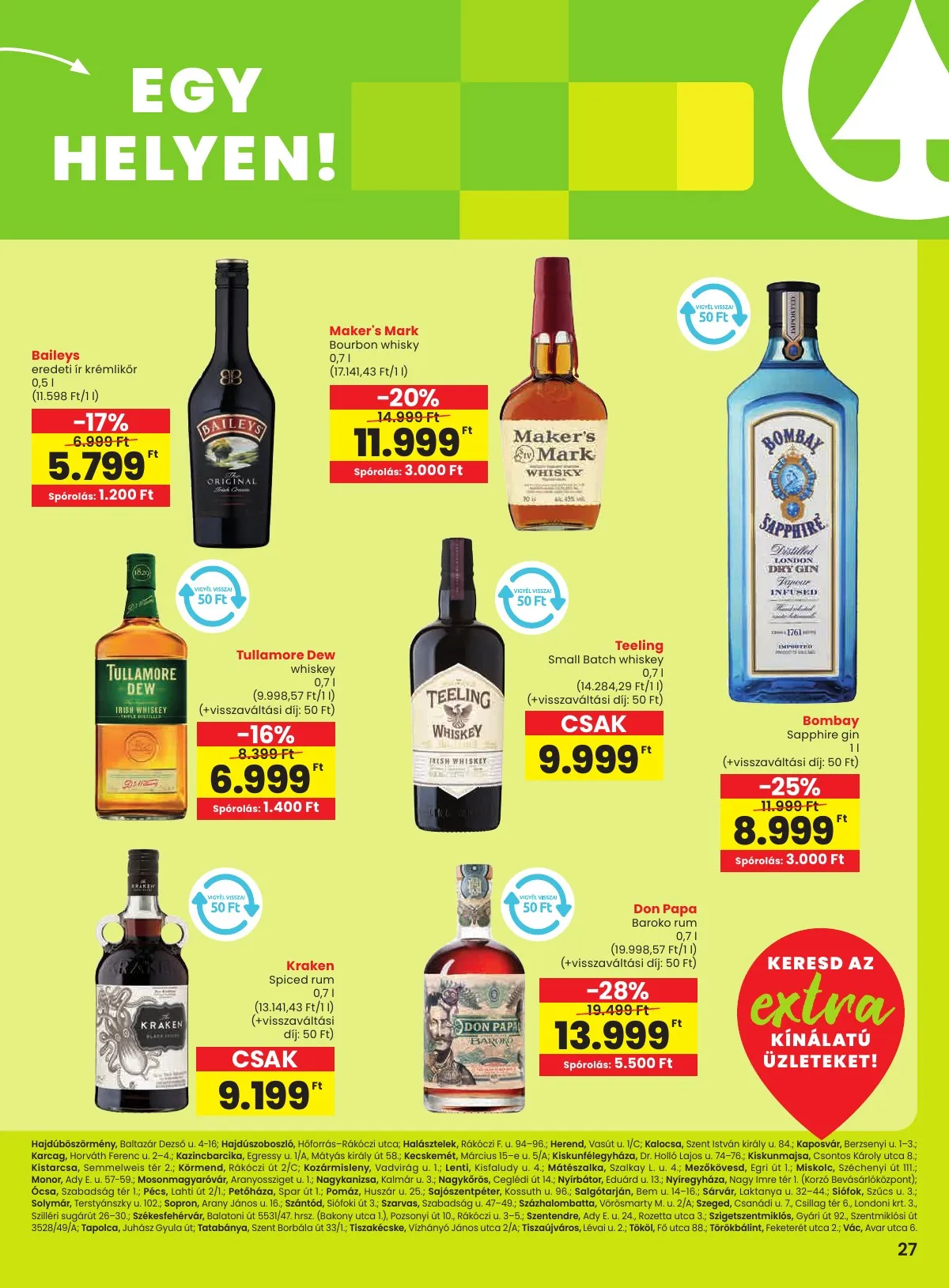 Spar akciós újság Extra 09.11–09.17 – 8. oldal