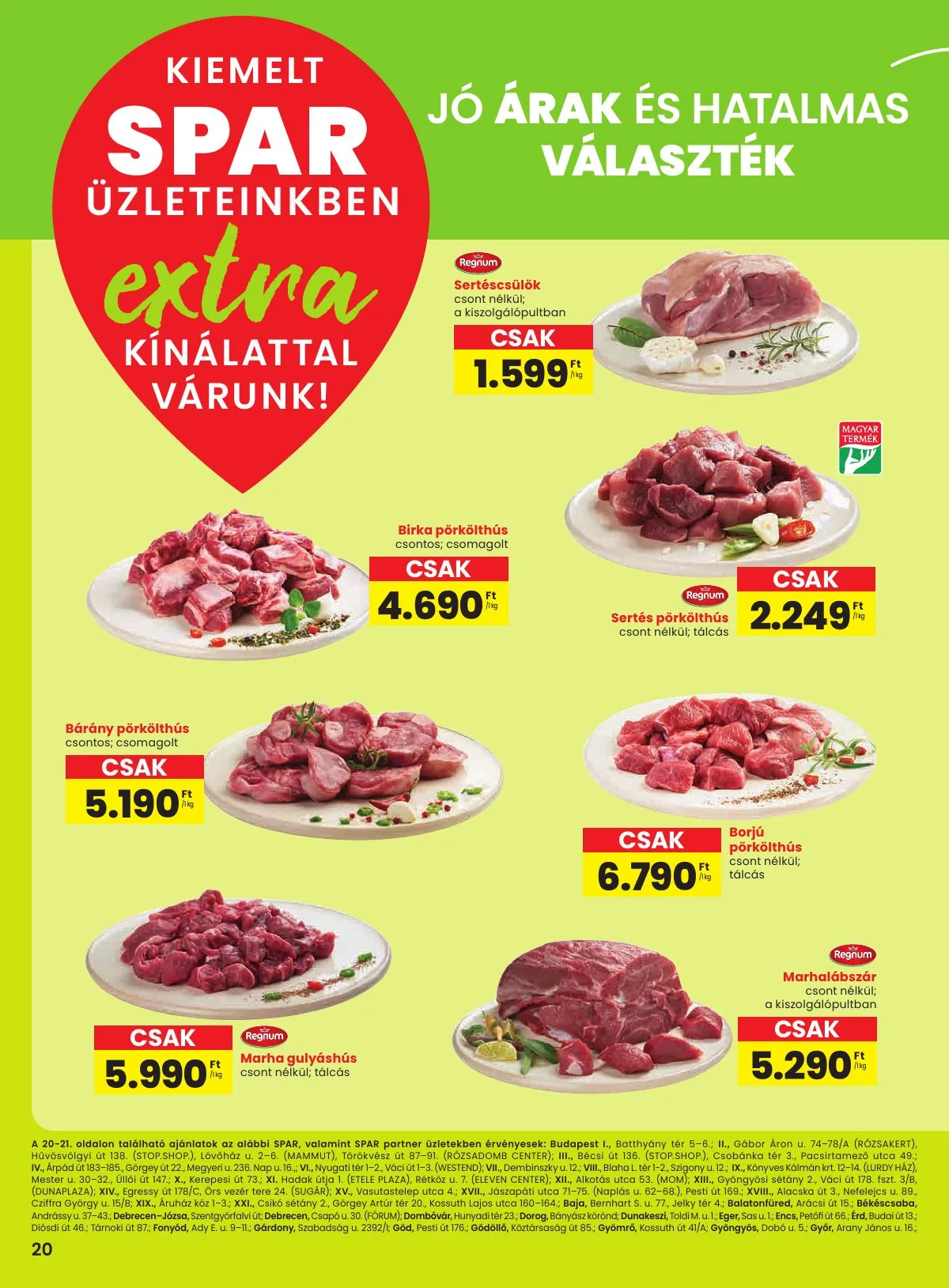 Spar akciós újság Extra 09.18–09.24