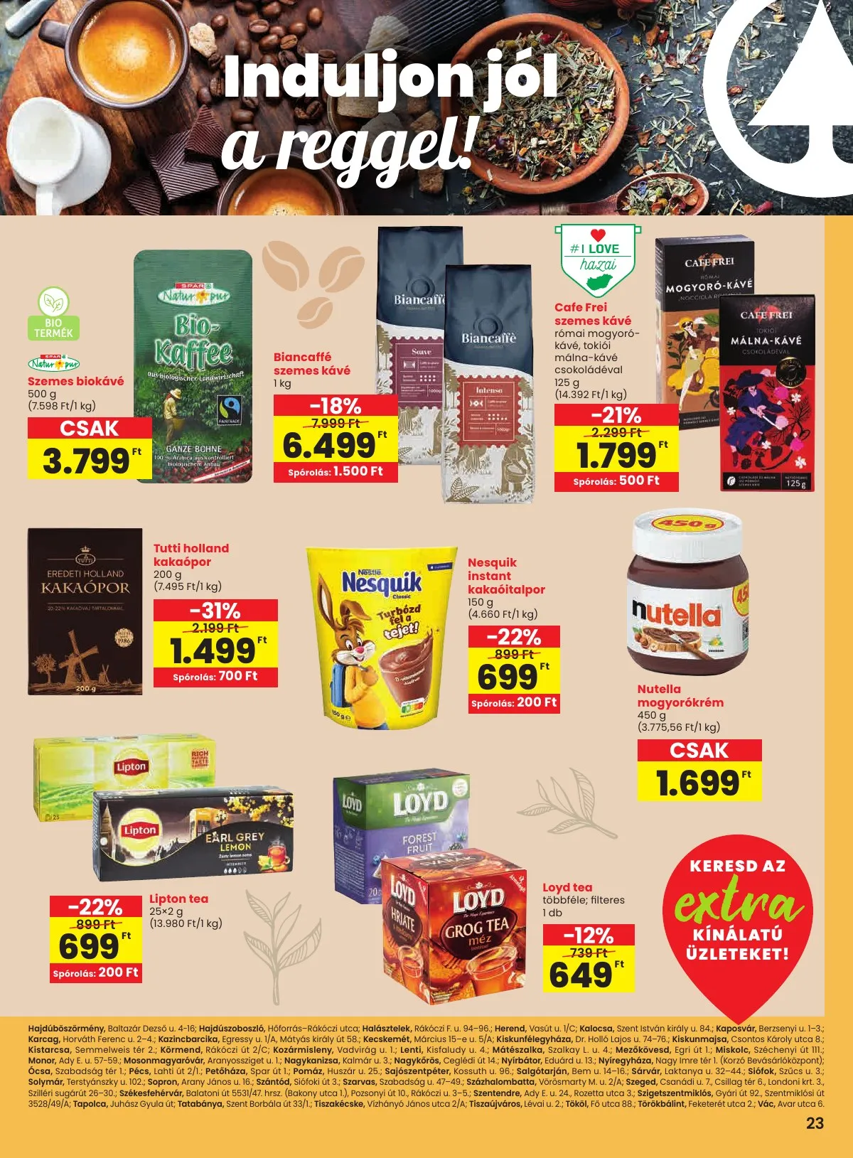 Spar akciós újság Extra 09.18–09.24 – 4. oldal
