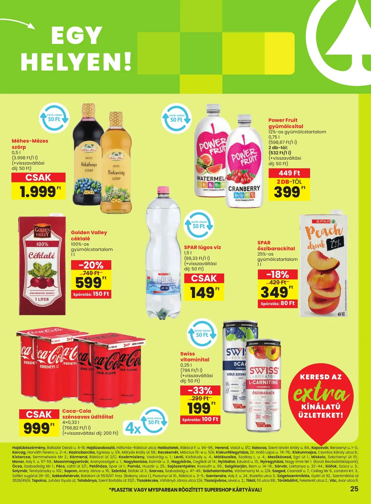 Spar akciós újság Extra 09.18–09.24 – 6. oldal