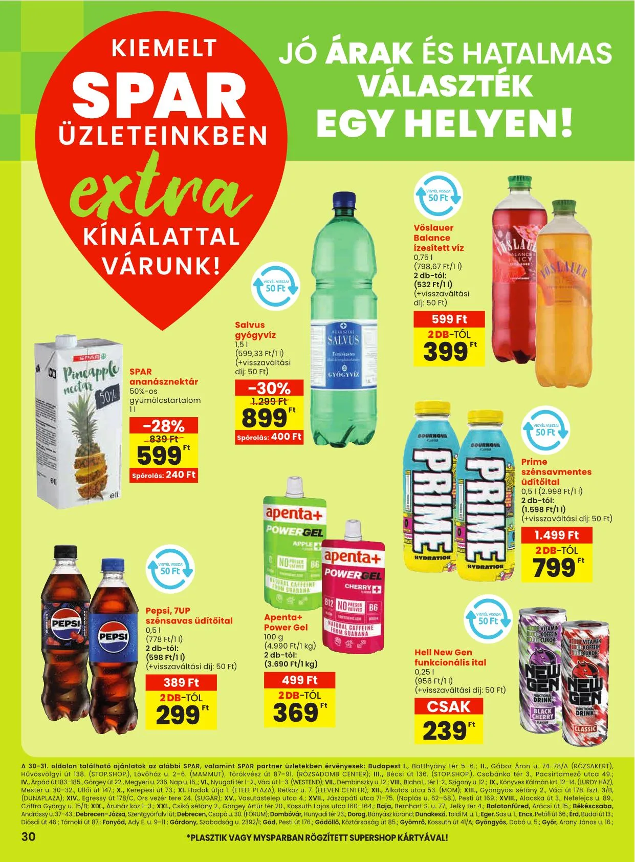 Spar akciós újság Extra 09.25–10.01 – 7. oldal