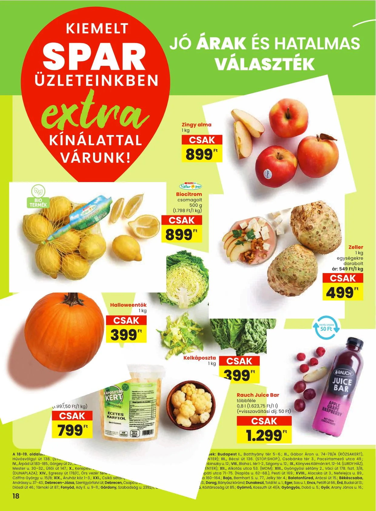 Spar akciós újság Extra 10.02–10.08