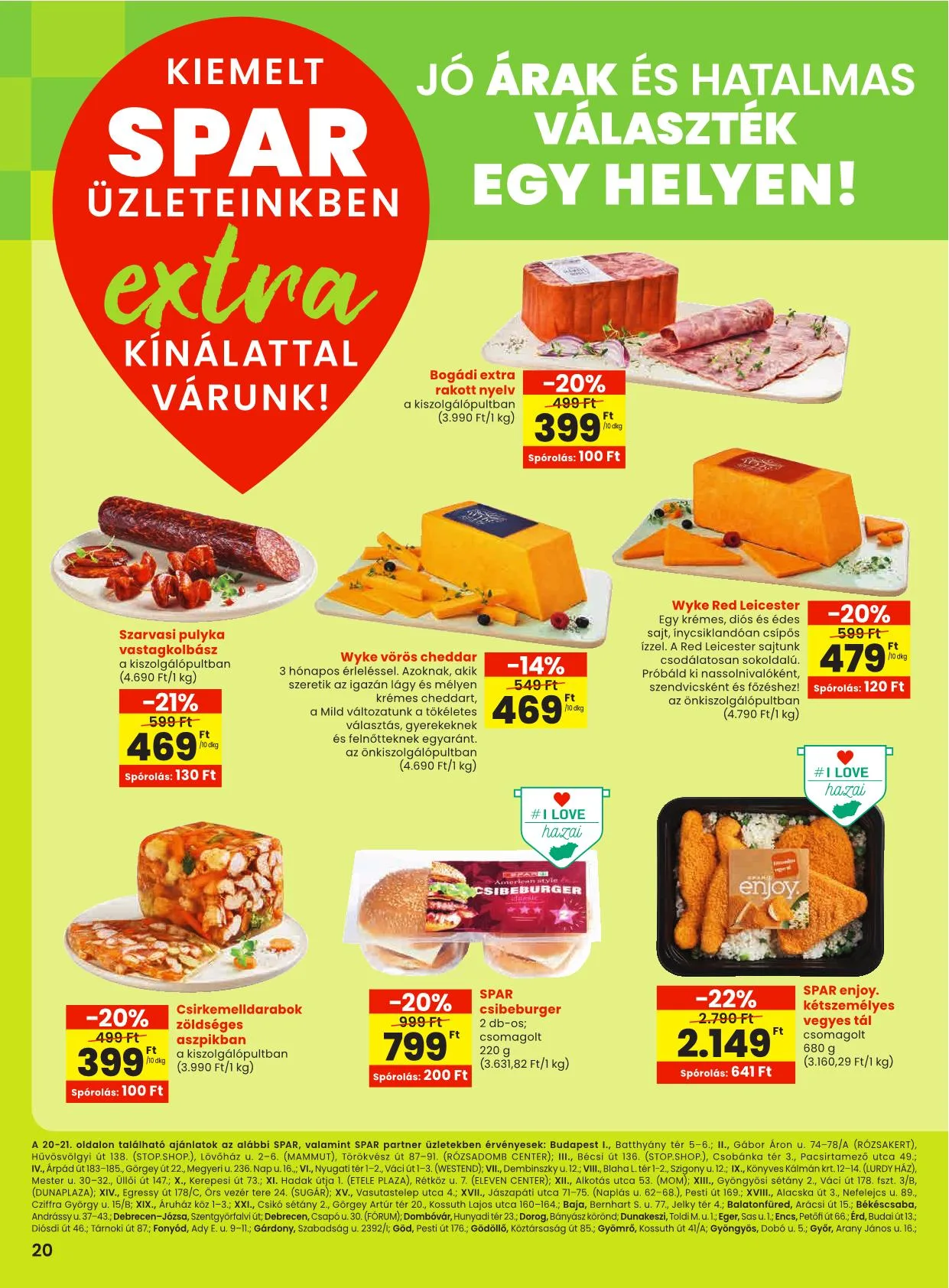 Spar akciós újság Extra 10.09–10.15