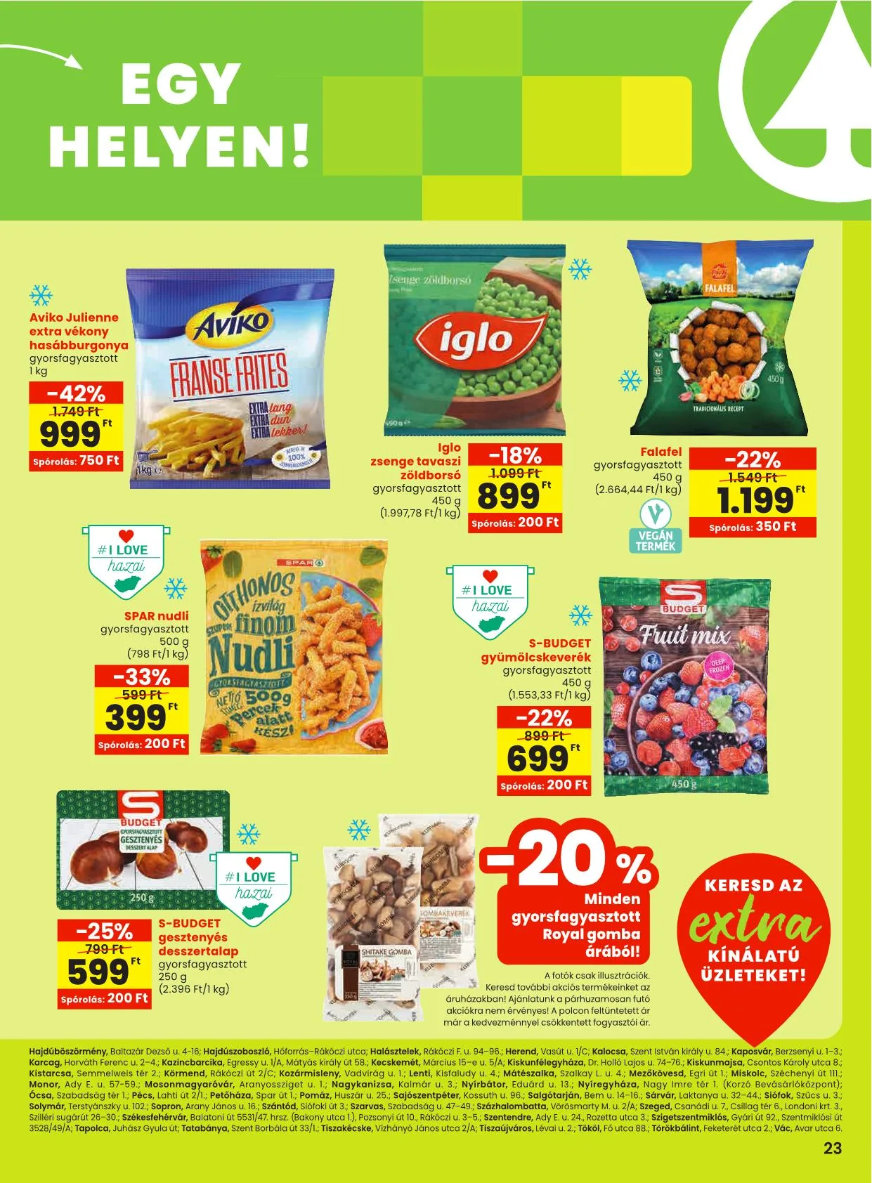 Spar akciós újság Extra 10.09–10.15 – 4. oldal