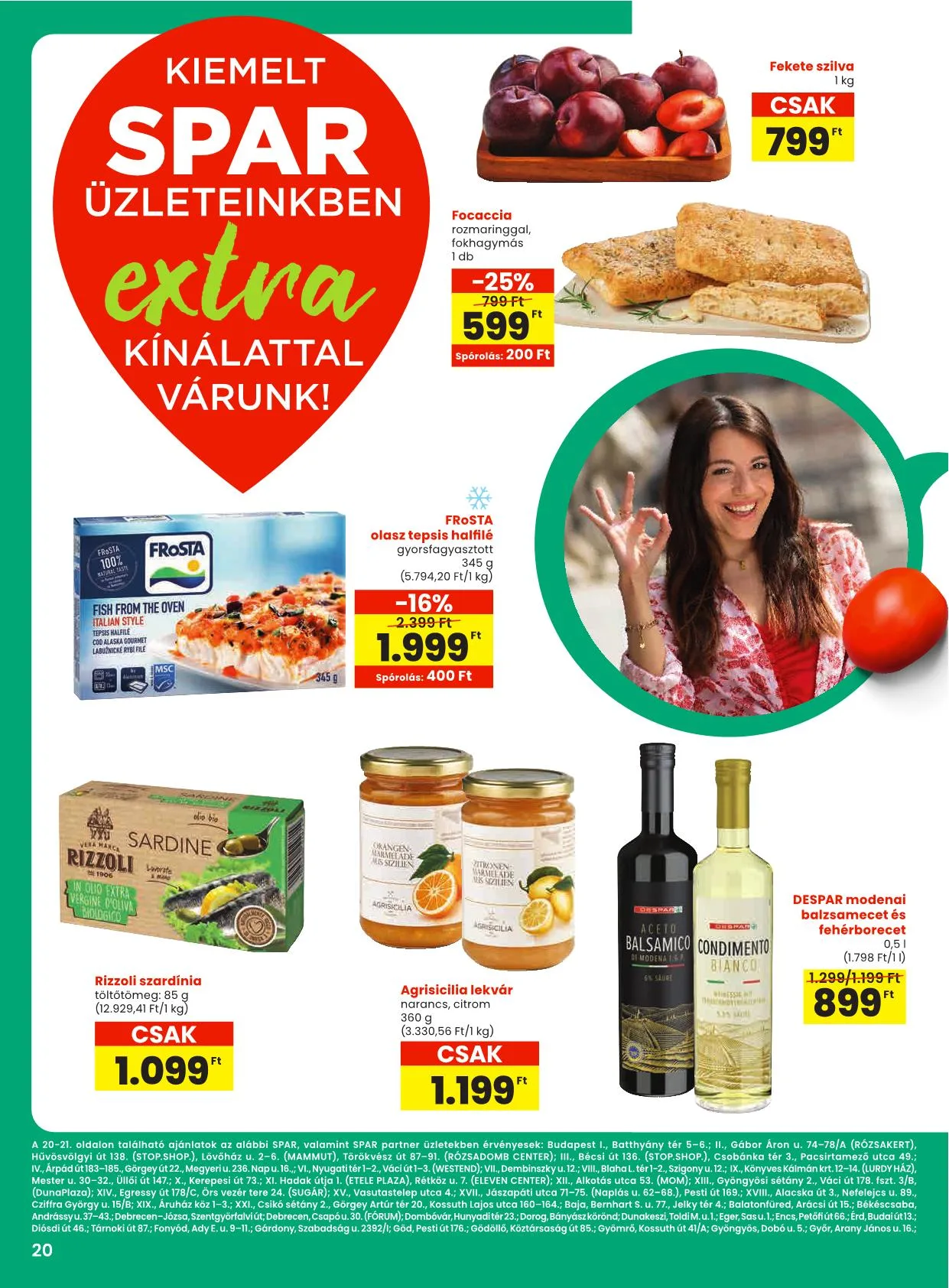 Spar akciós újság Extra 10.16–10.22