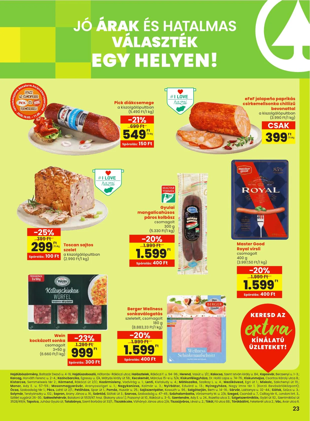 Spar akciós újság Extra 10.16–10.22 – 4. oldal