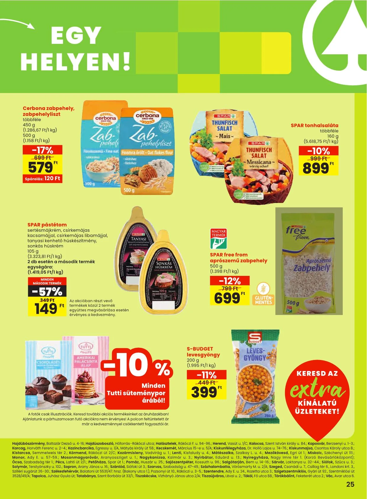 Spar akciós újság Extra 10.16–10.22 – 6. oldal