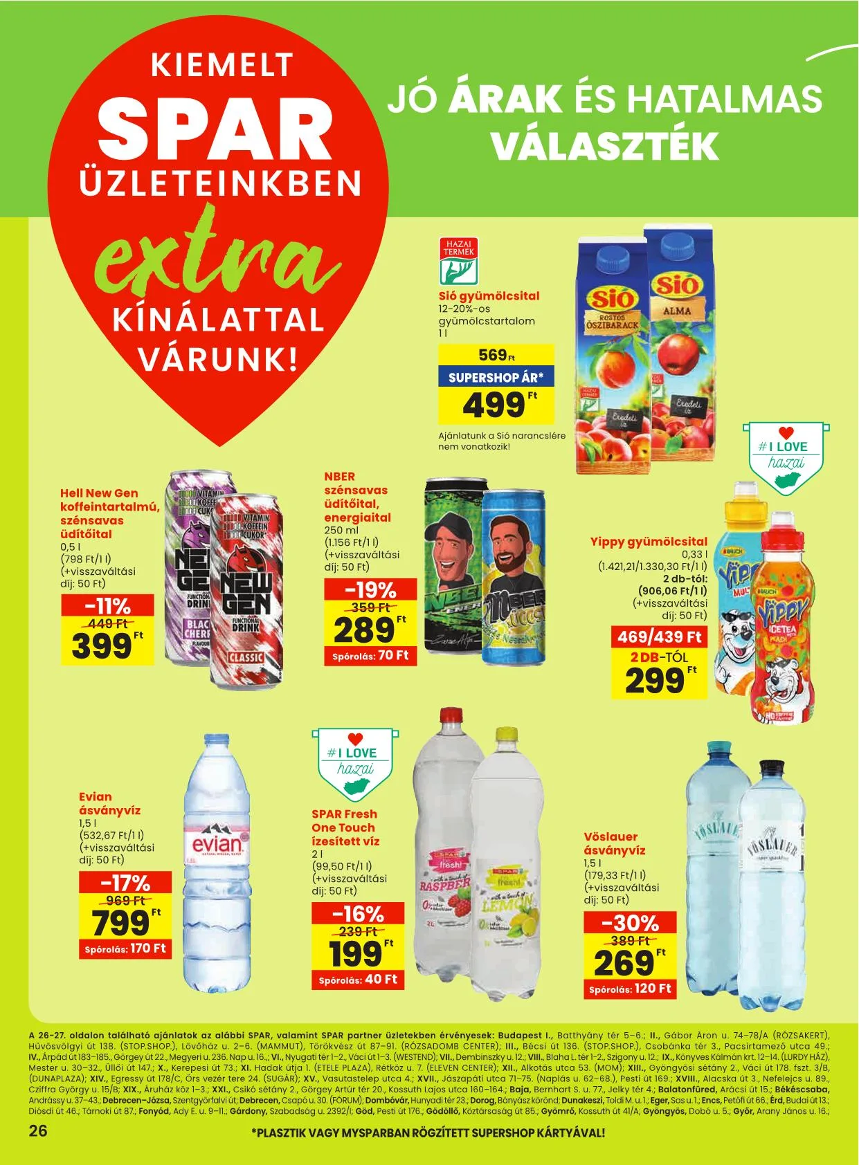 Spar akciós újság Extra 10.16–10.22 – 7. oldal