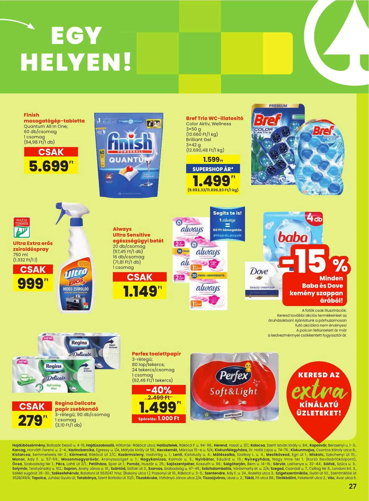 Spar akciós újság Extra 10.16–10.22 – 8. oldal
