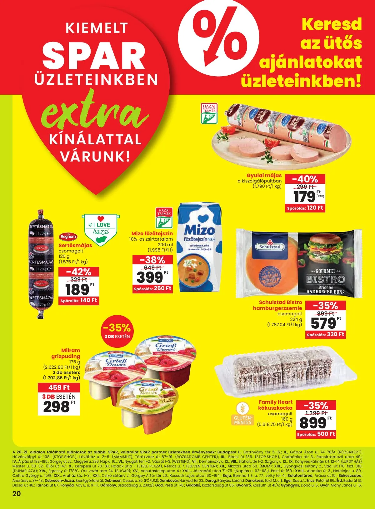 Spar akciós újság Extra 10.24–10.29