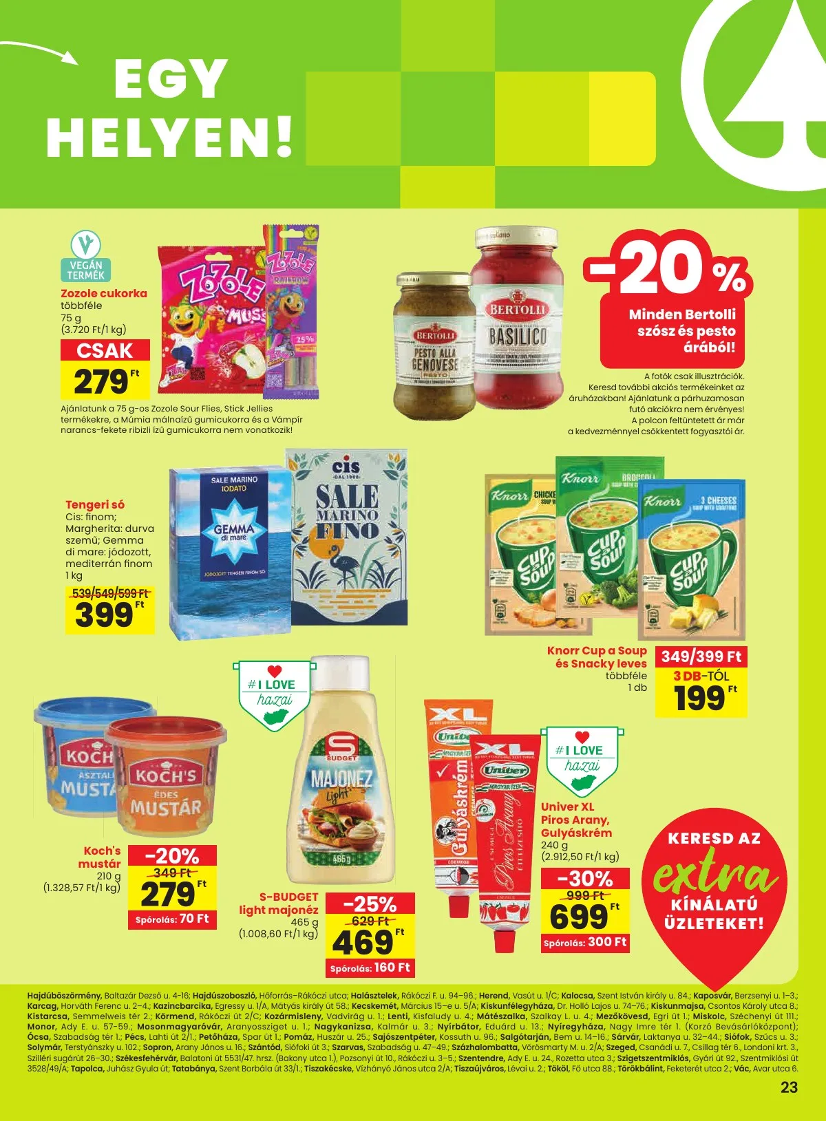 Spar akciós újság Extra 10.24–10.29 – 4. oldal
