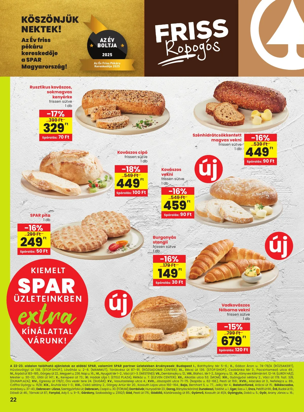 Spar akciós újság Extra 10.30–11.05 – 3. oldal