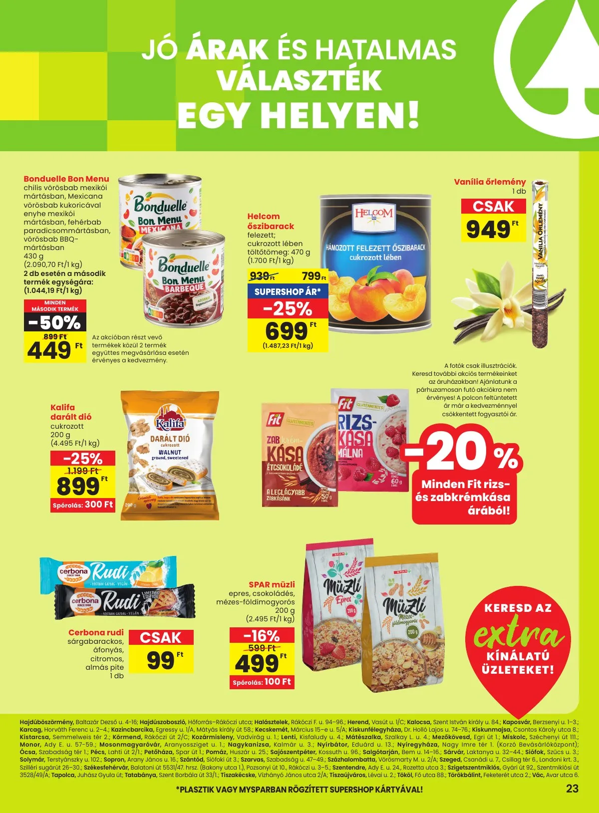 Spar akciós újság Extra 10.30–11.05 – 4. oldal