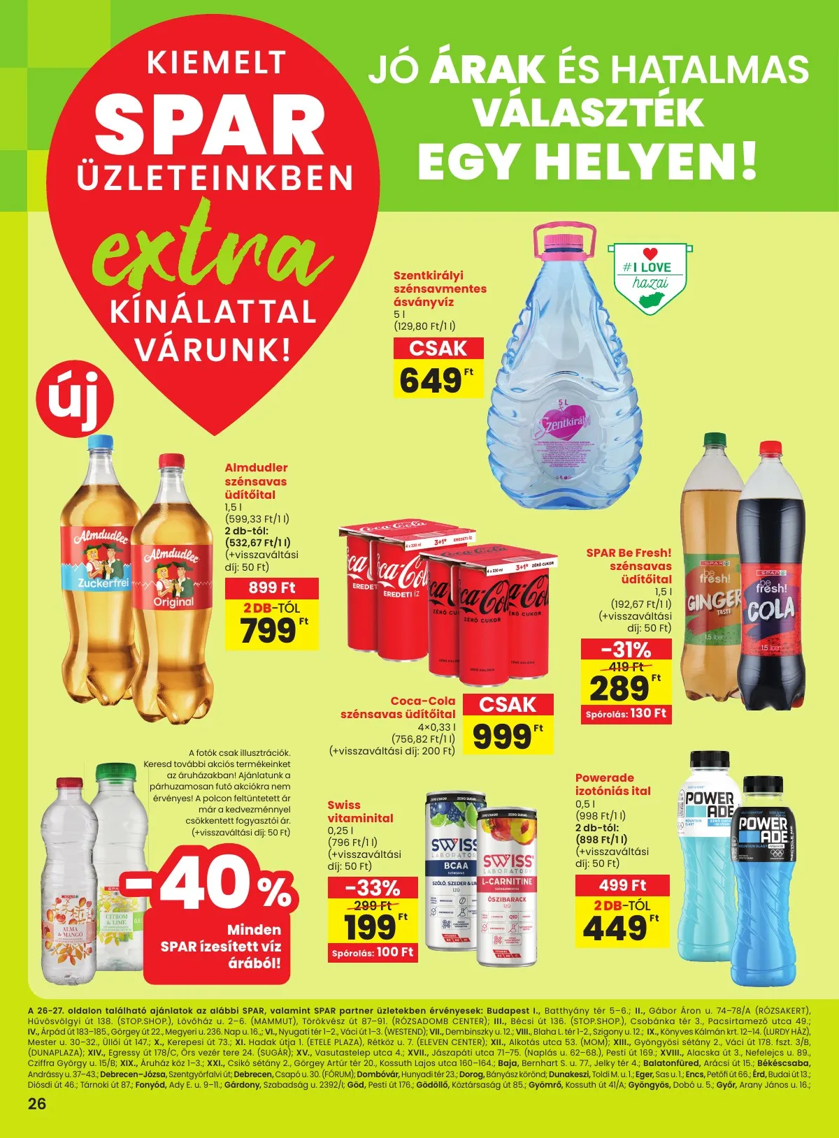 Spar akciós újság Extra 10.30–11.05 – 7. oldal