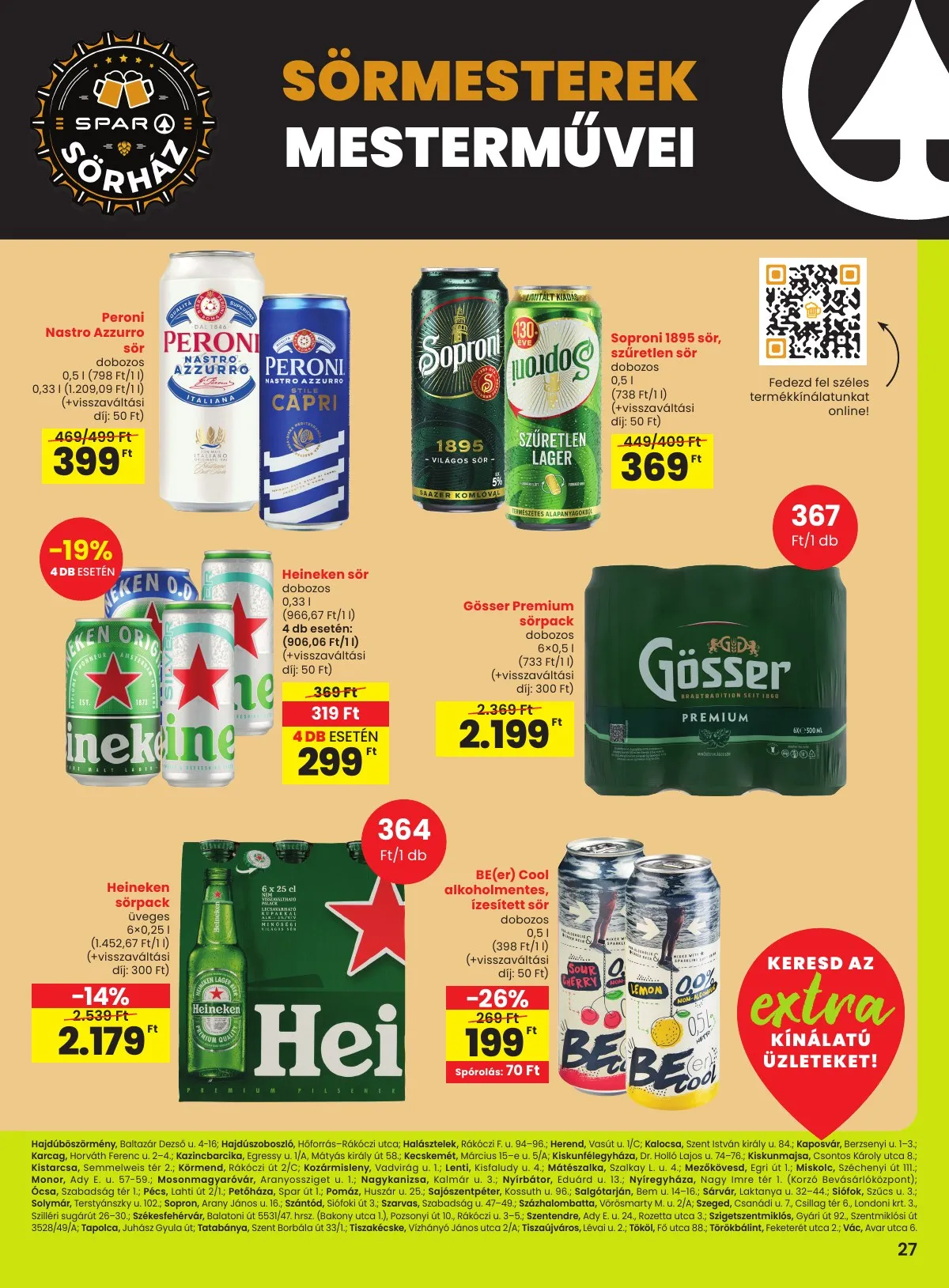 Spar akciós újság Extra 10.30–11.05 – 8. oldal