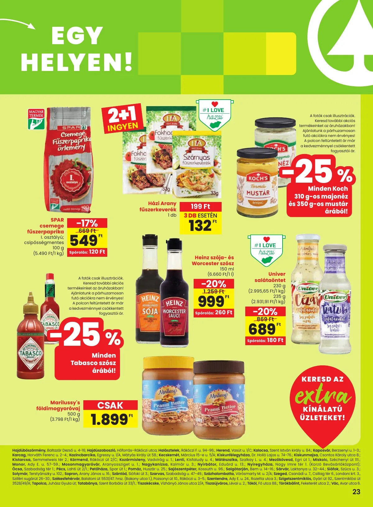 Spar akciós újság Extra 11.06–11.12 – 4. oldal