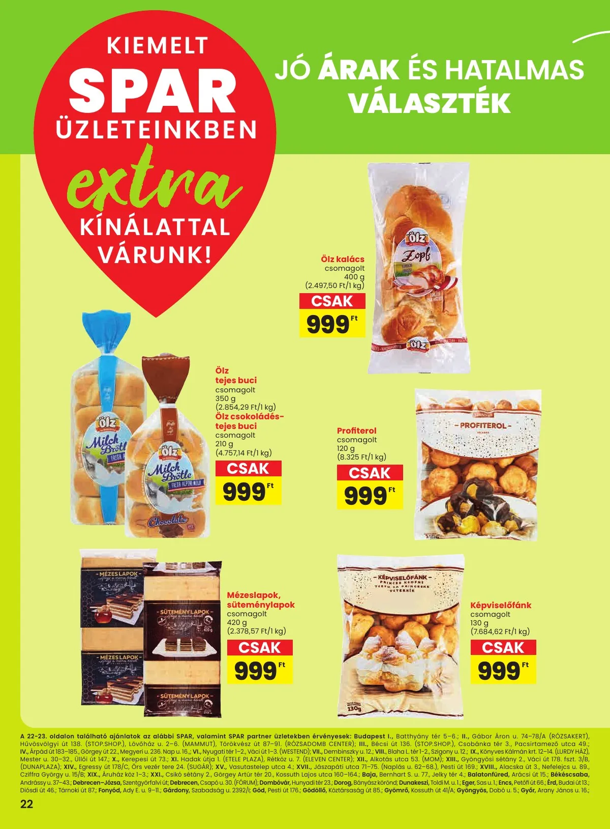 Spar akciós újság Extra 11.13–11.19 – 3. oldal