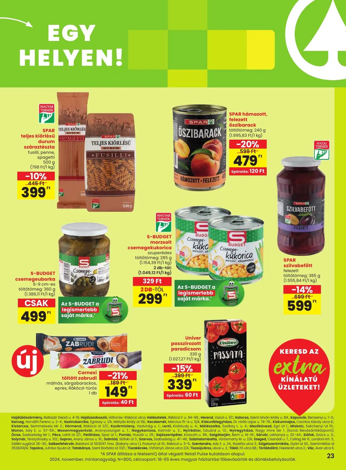 Spar akciós újság Extra 11.13–11.19 – 4. oldal