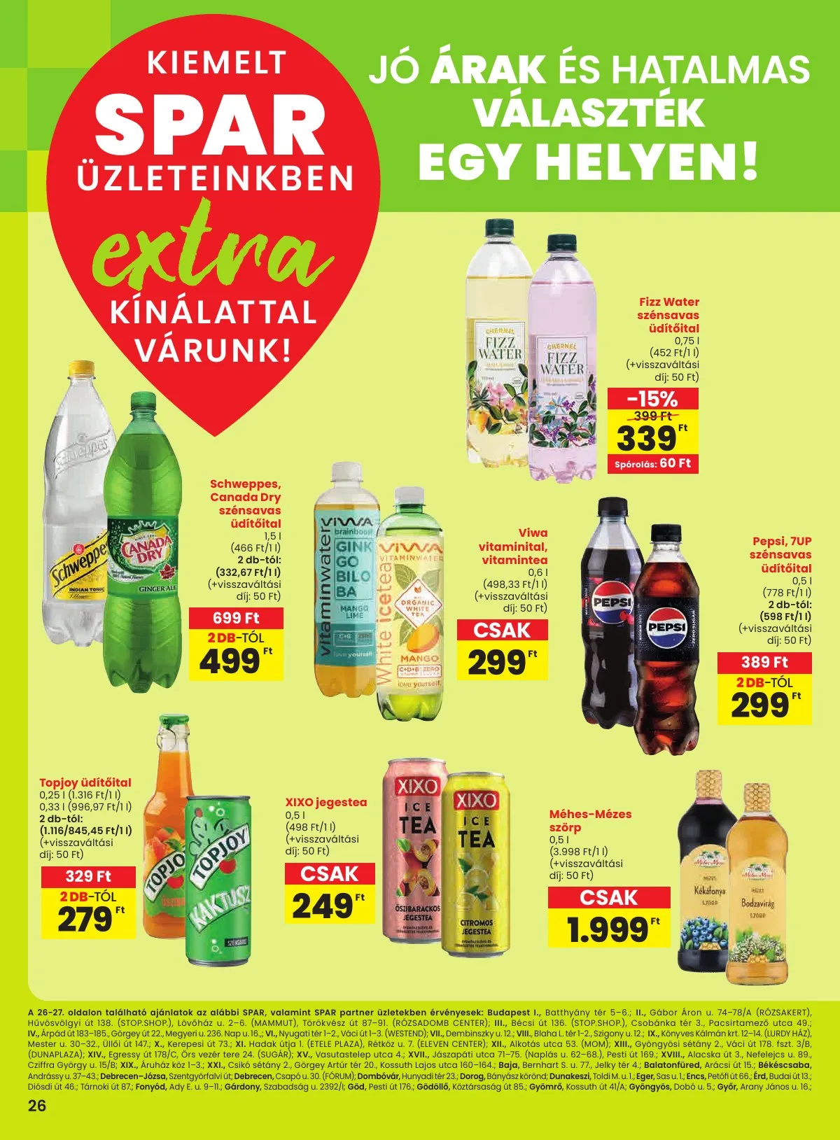 Spar akciós újság Extra 11.13–11.19 – 7. oldal