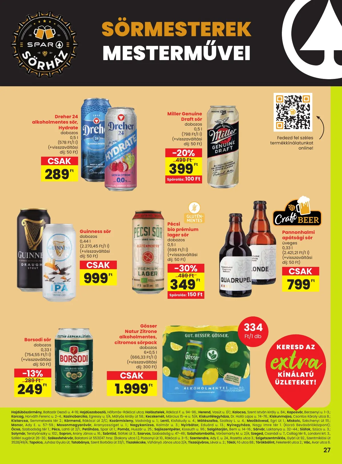 Spar akciós újság Extra 11.13–11.19 – 8. oldal
