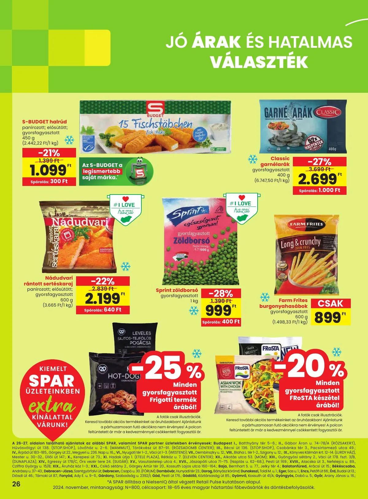 Spar akciós újság Extra 11.20–11.26 – 7. oldal