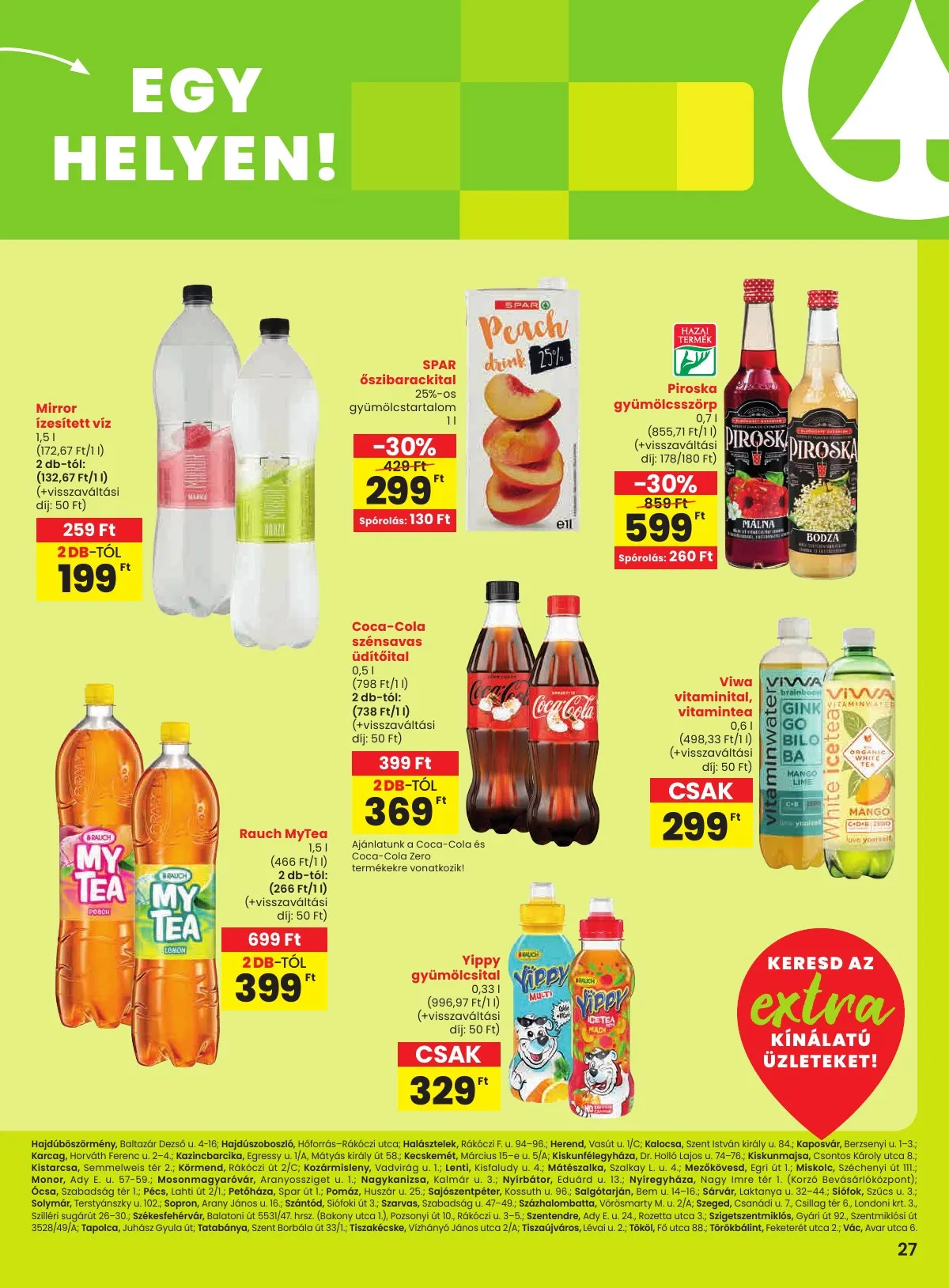 Spar akciós újság Extra 11.20–11.26 – 8. oldal