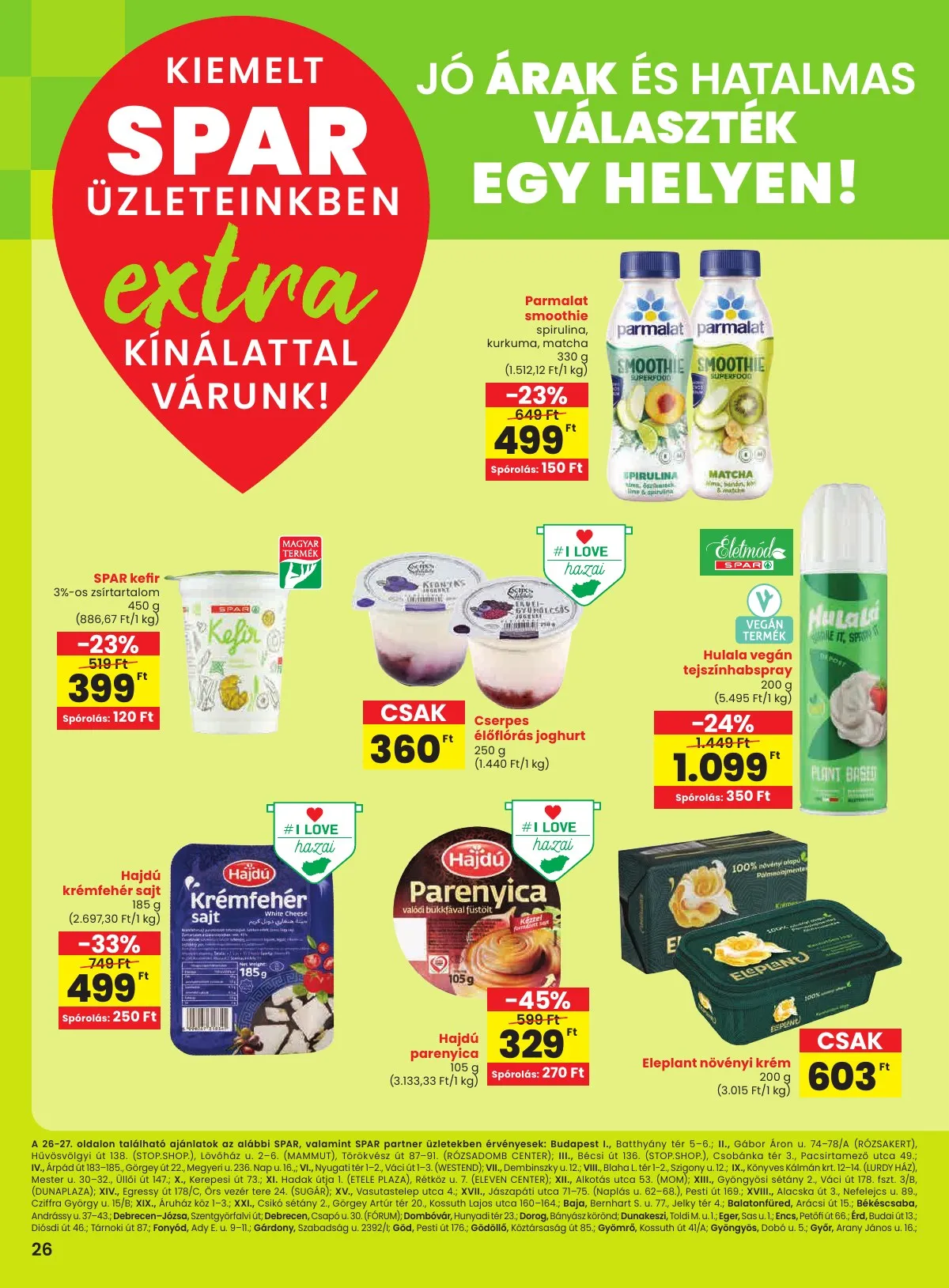 Spar akciós újság Extra 11.27–12.03 – 3. oldal