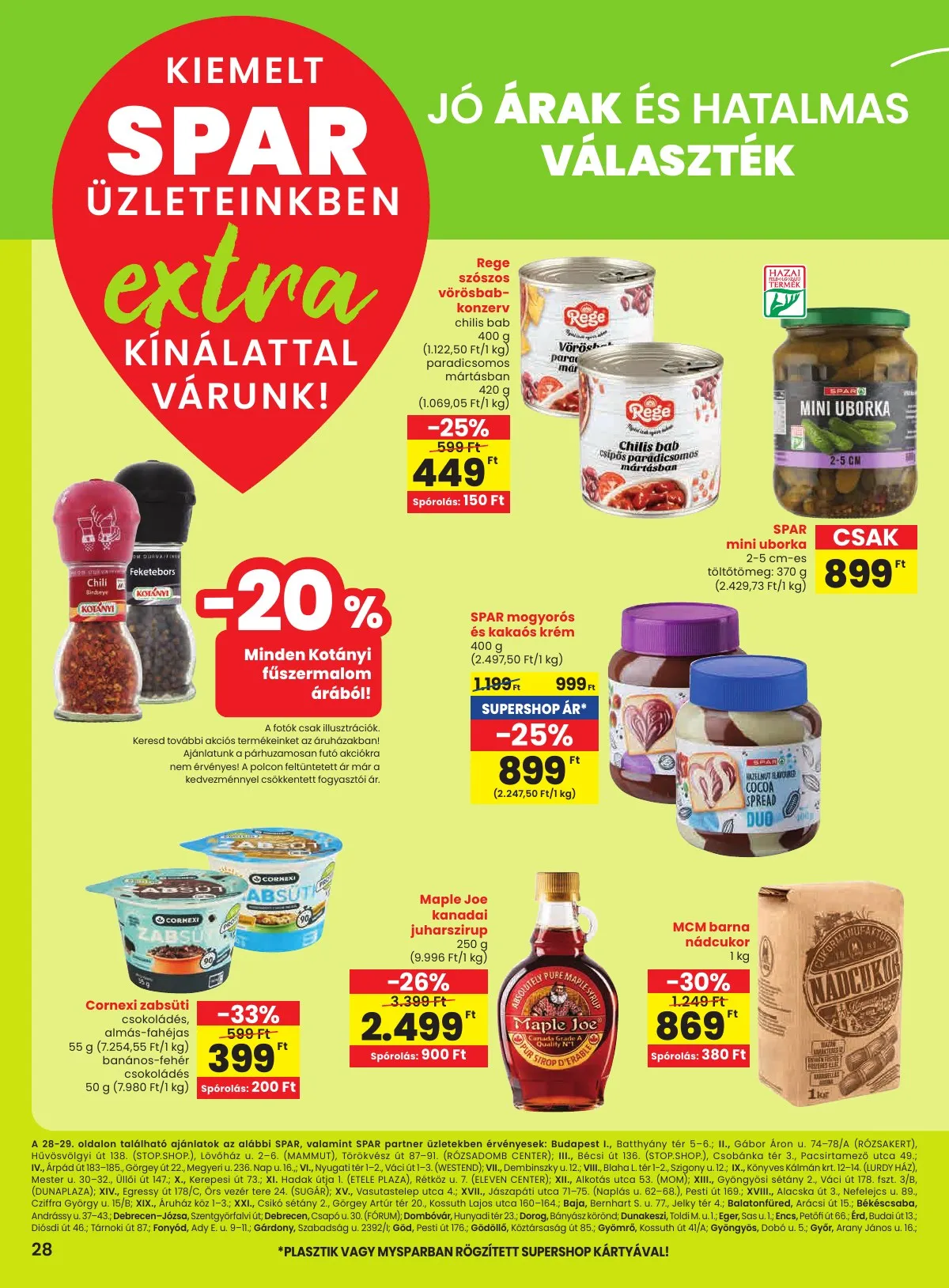 Spar akciós újság Extra 11.27–12.03 – 5. oldal