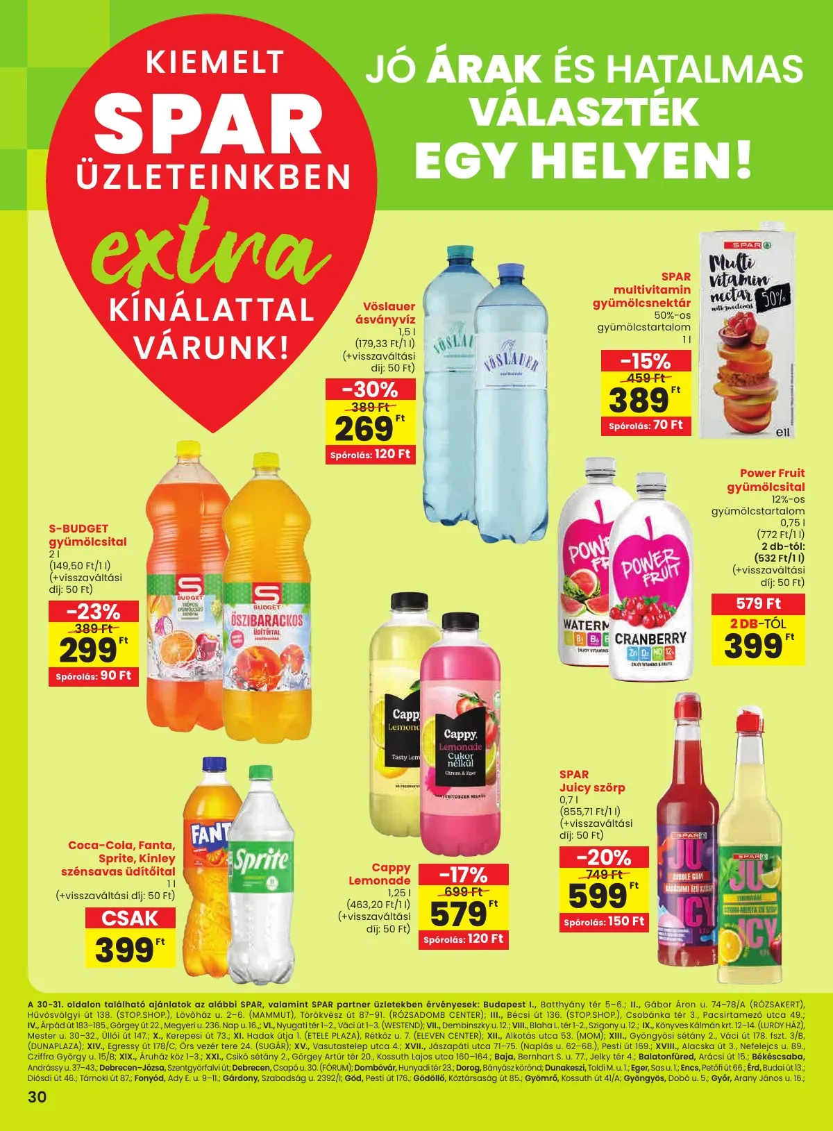 Spar akciós újság Extra 11.27–12.03 – 7. oldal