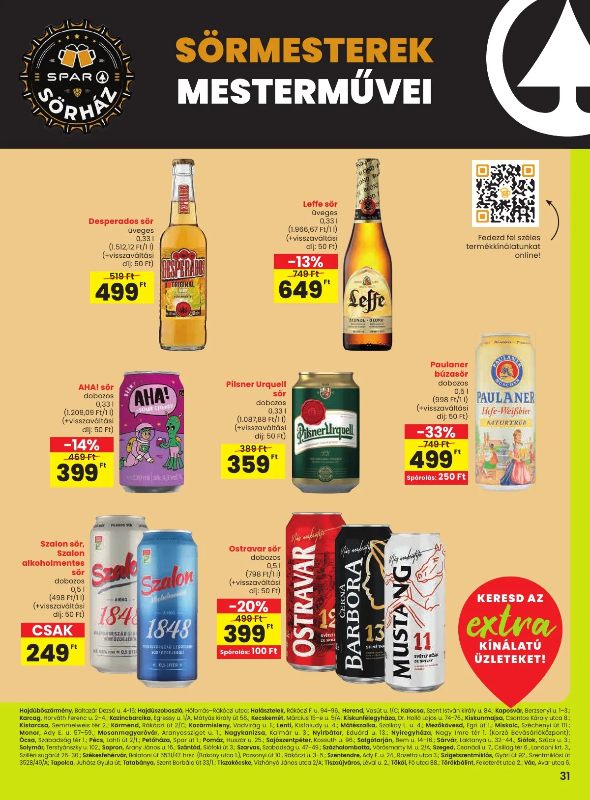 Spar akciós újság Extra 11.27–12.03 – 8. oldal
