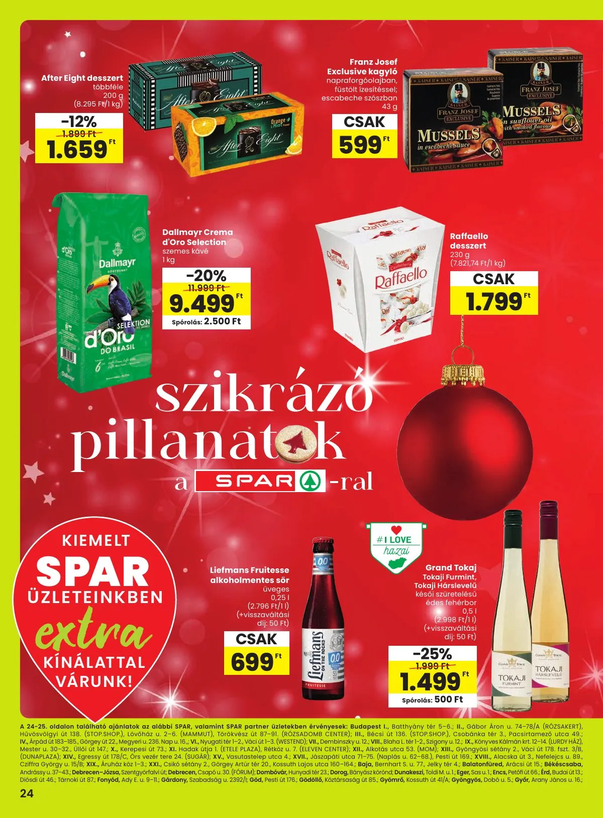 Spar akciós újság Extra 12.04–12.10