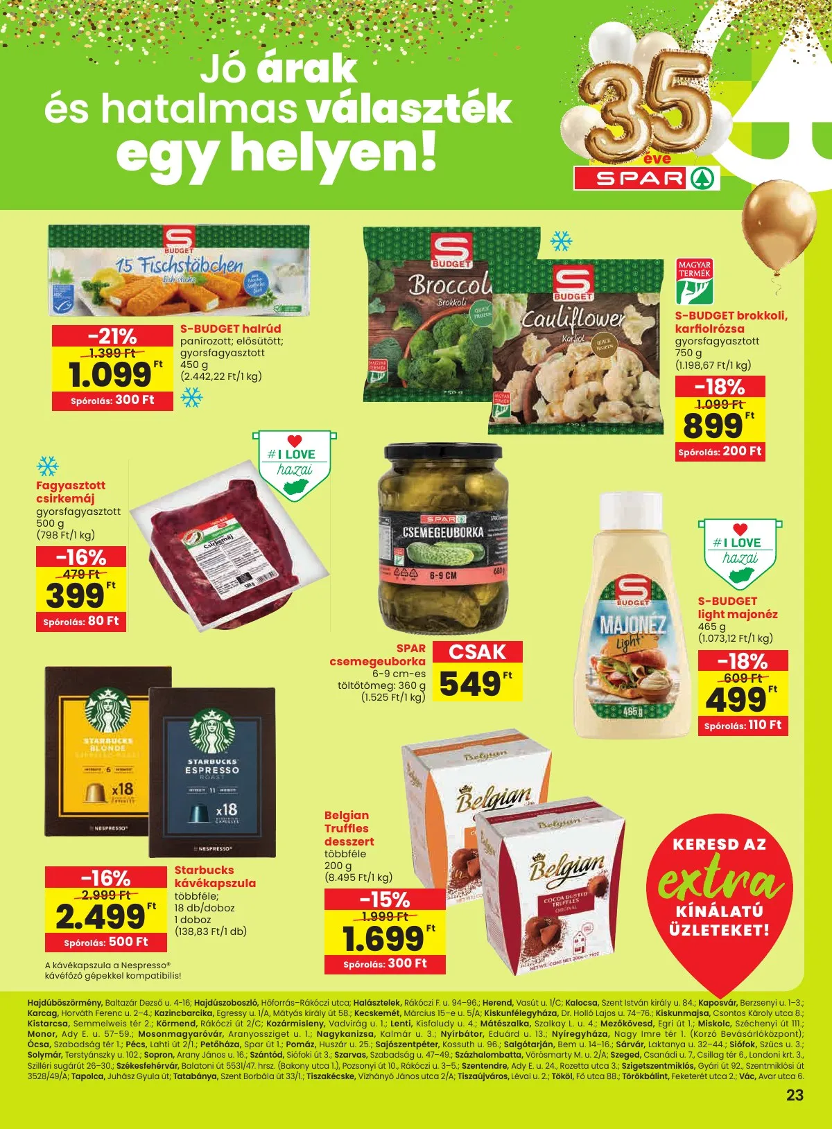 Spar akciós újság Extra 01.02–01.07 – 4. oldal