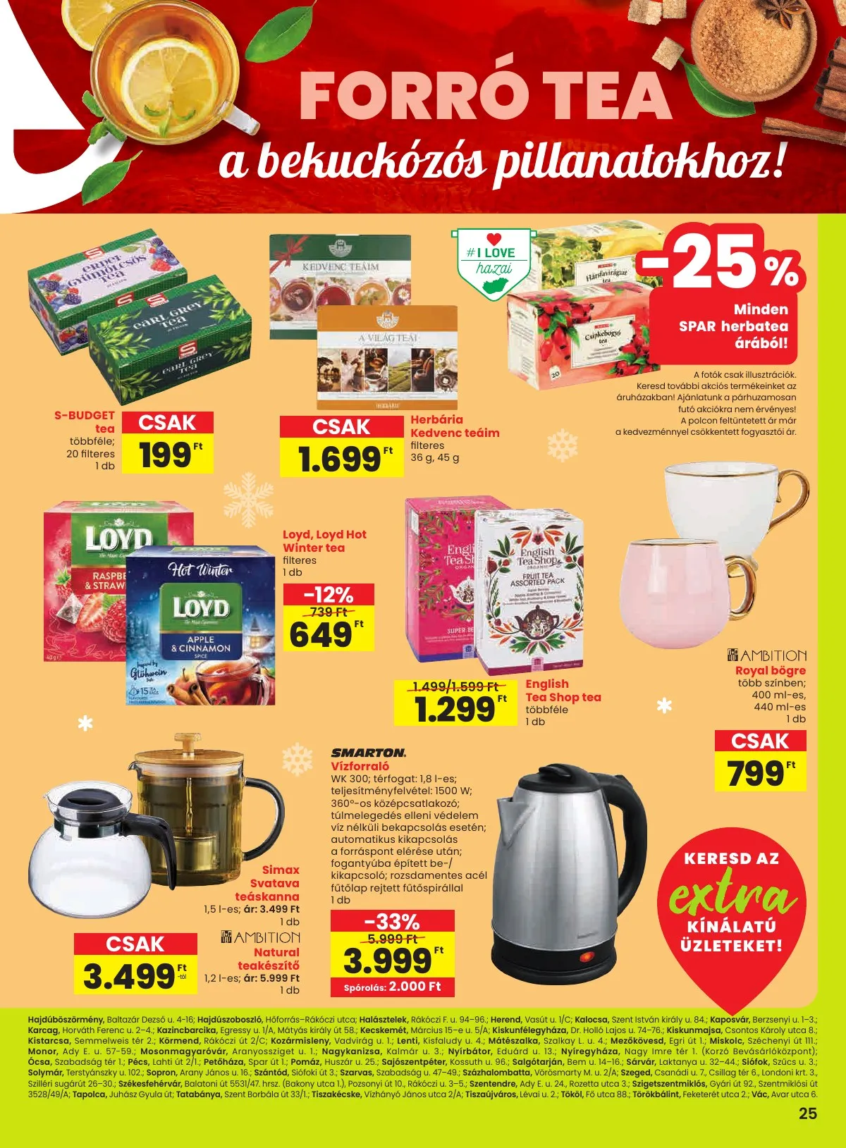 Spar akciós újság Extra 01.02–01.07 – 6. oldal