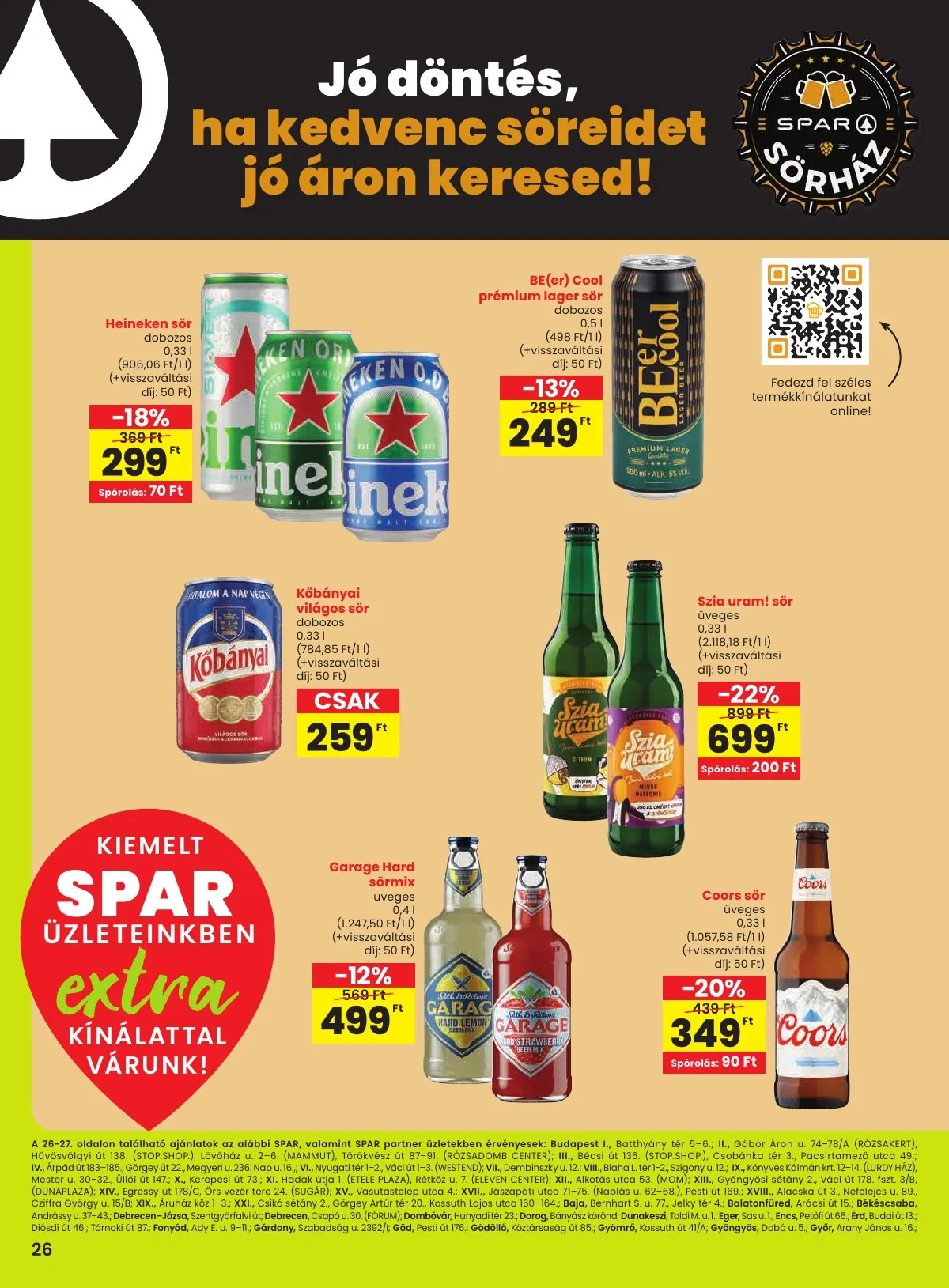 Spar akciós újság Extra 01.02–01.07 – 7. oldal